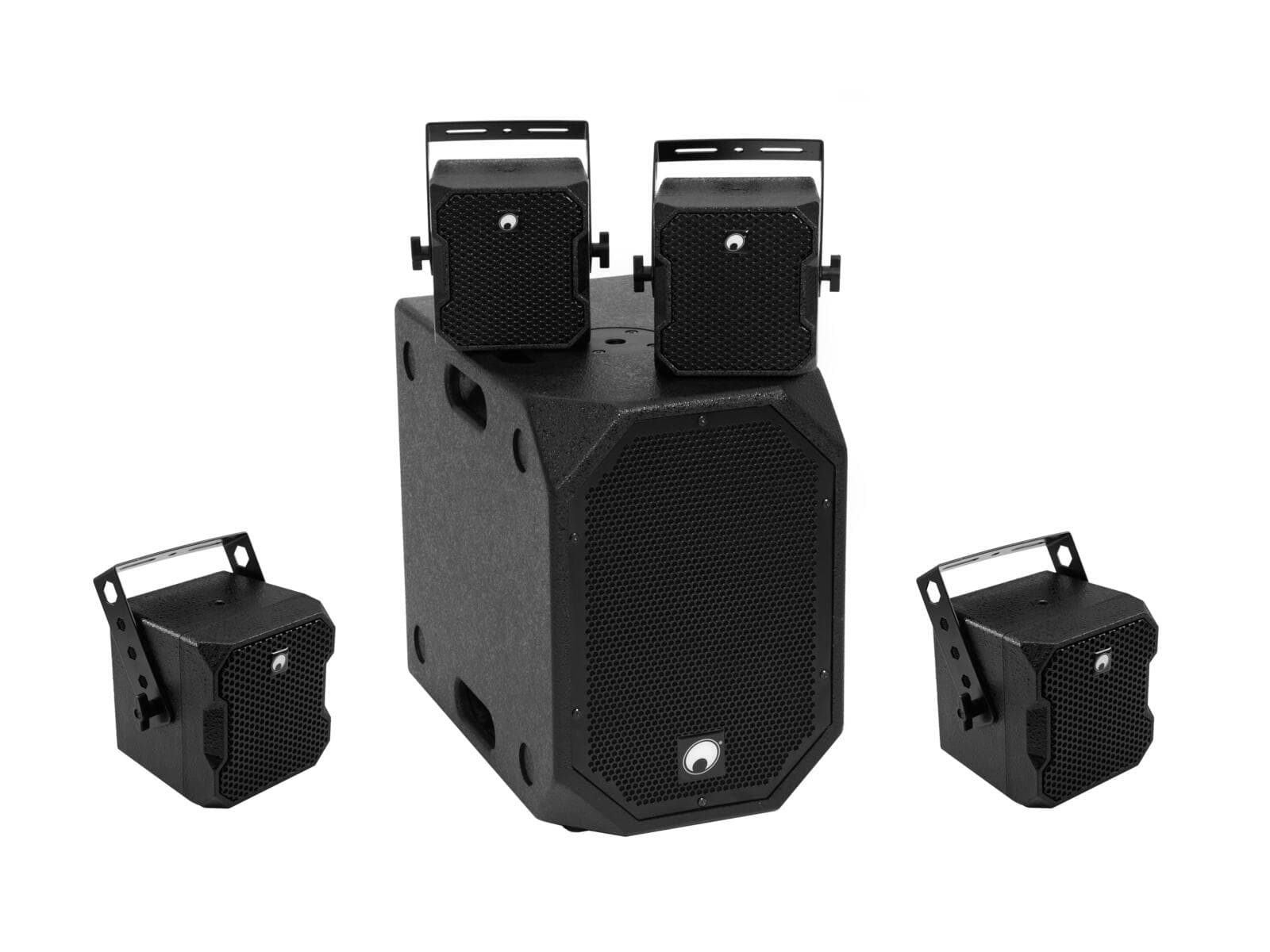 OMNITRONIC Set BOB-10A bk + 4x BOB-4 bk - 20000533