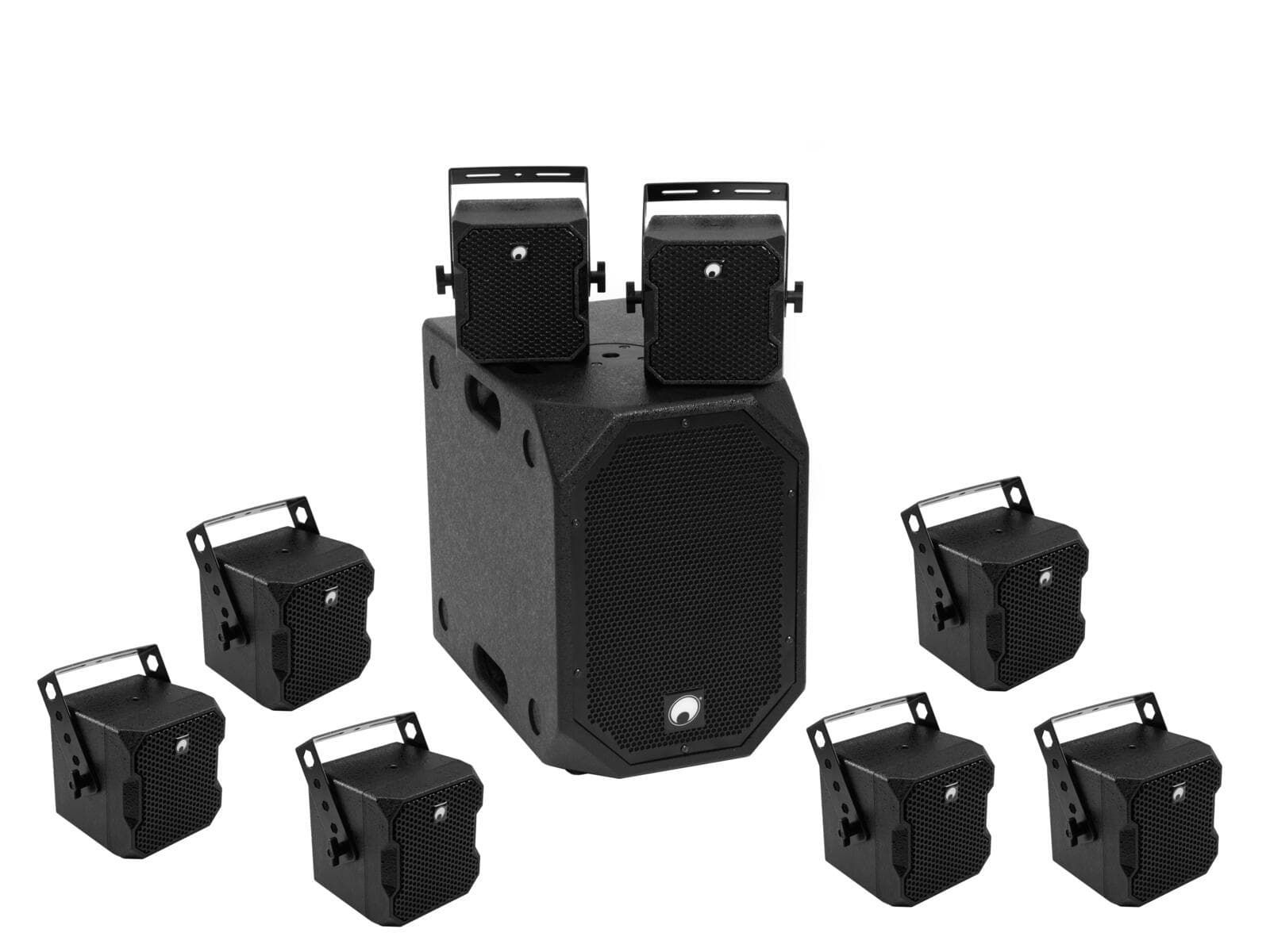 OMNITRONIC Set BOB-10A bk + 8x BOB-4 bk - 20000534