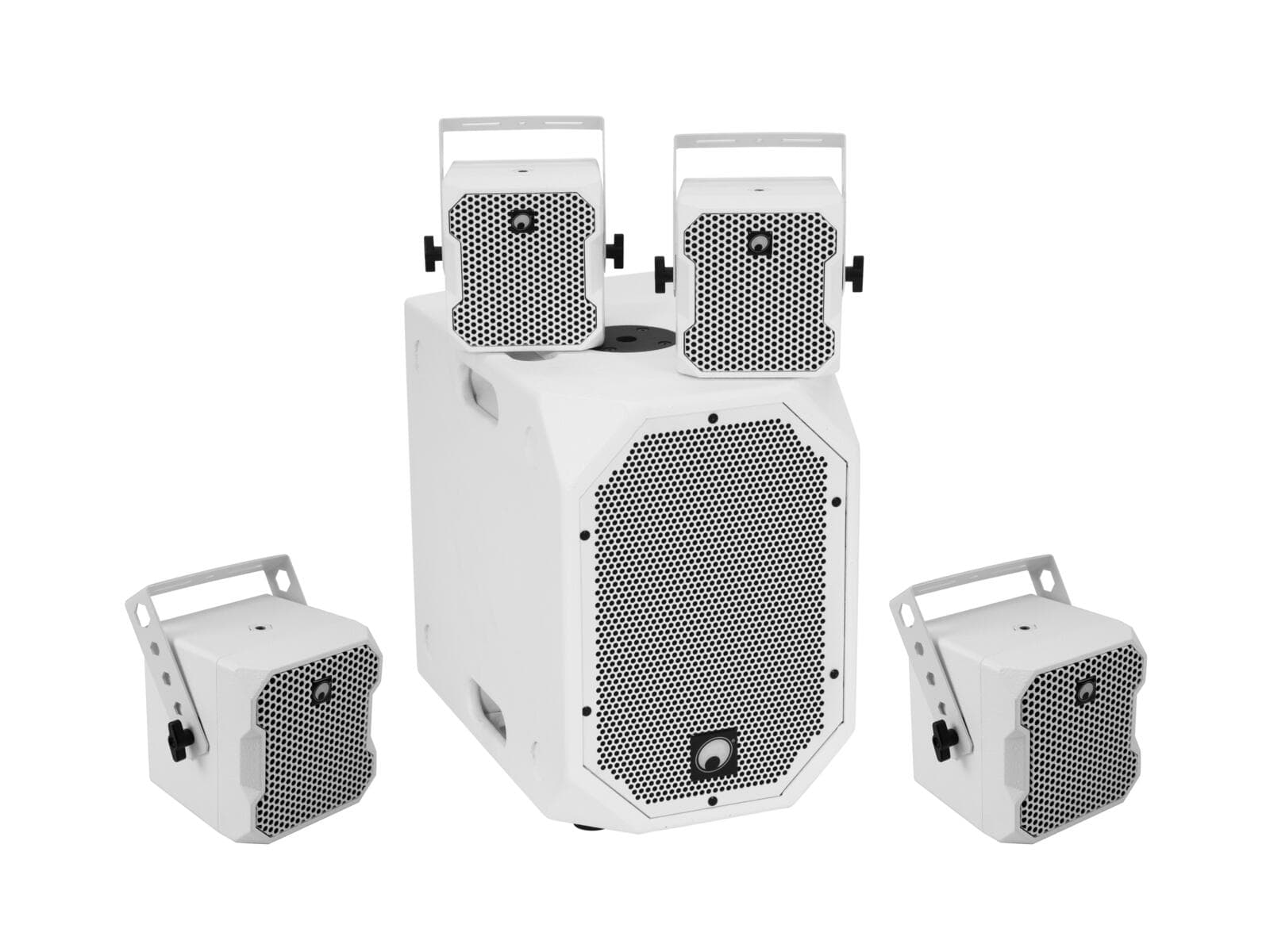 OMNITRONIC Set BOB-10A wh + 4x BOB-4 wh - 20000536