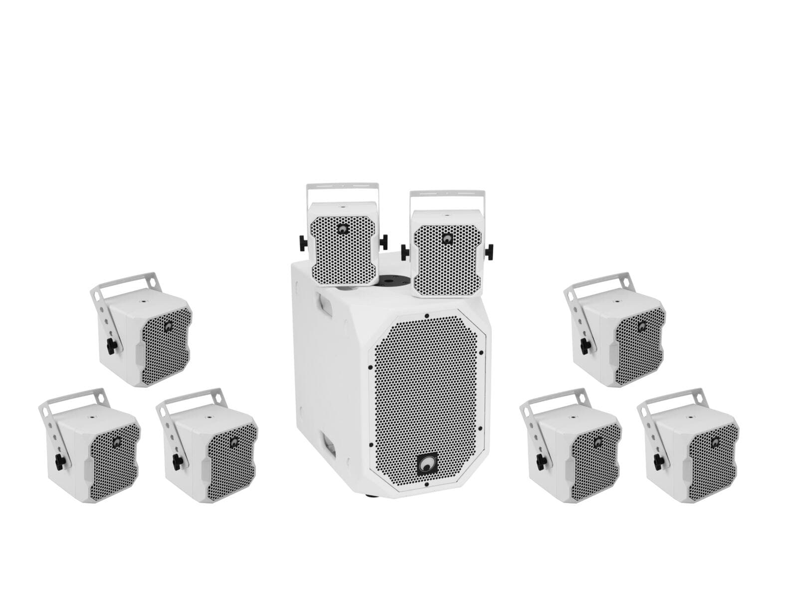 OMNITRONIC Set BOB-10A wh + 8x BOB-4 wh - 20000537