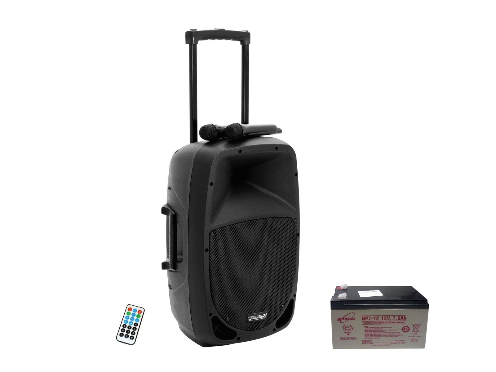 OMNITRONIC Set MES-15BT2 + Batteria - 20000549