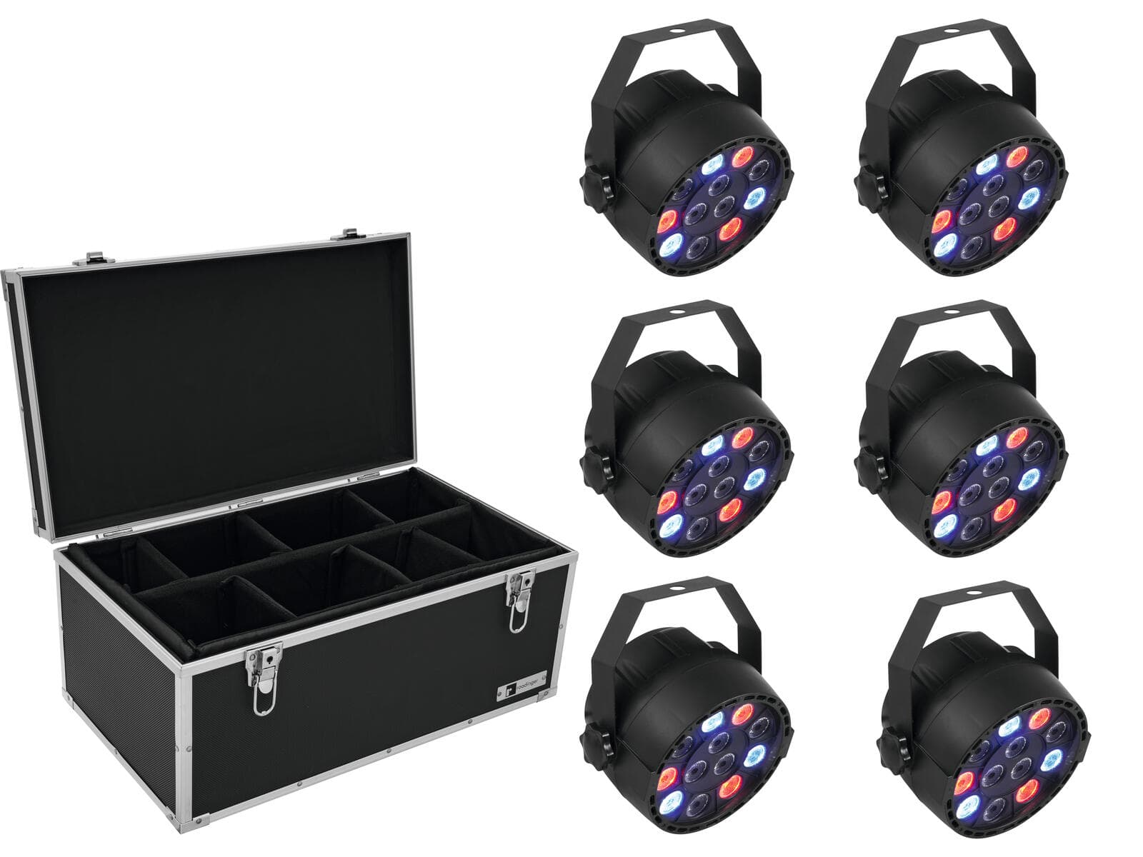 EUROLITE Set 6x LED PARty Spot + custodia TDV-1 - 20000626