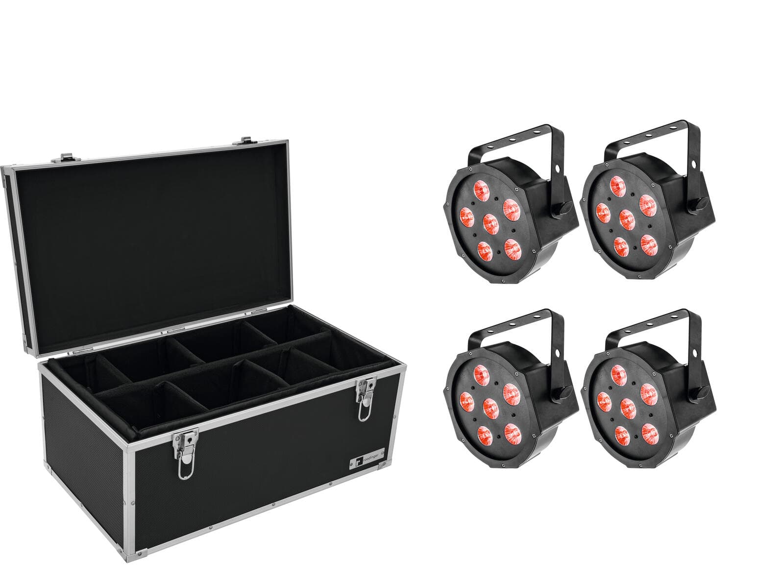 EUROLITE Set 4x LED SLS-6 TCL Spot + Custodia TDV-1 - 20000632