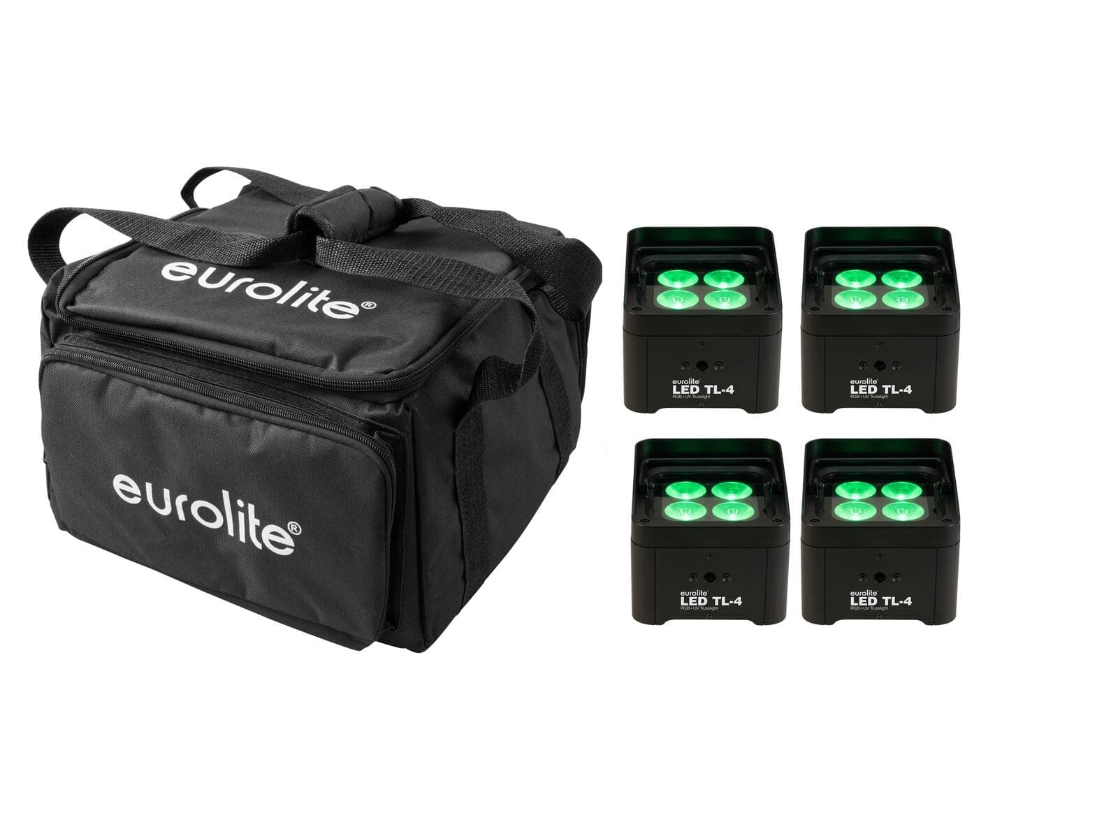 EUROLITE Set 4x LED TL-4 Trusslight + borsa morbida - 20000636