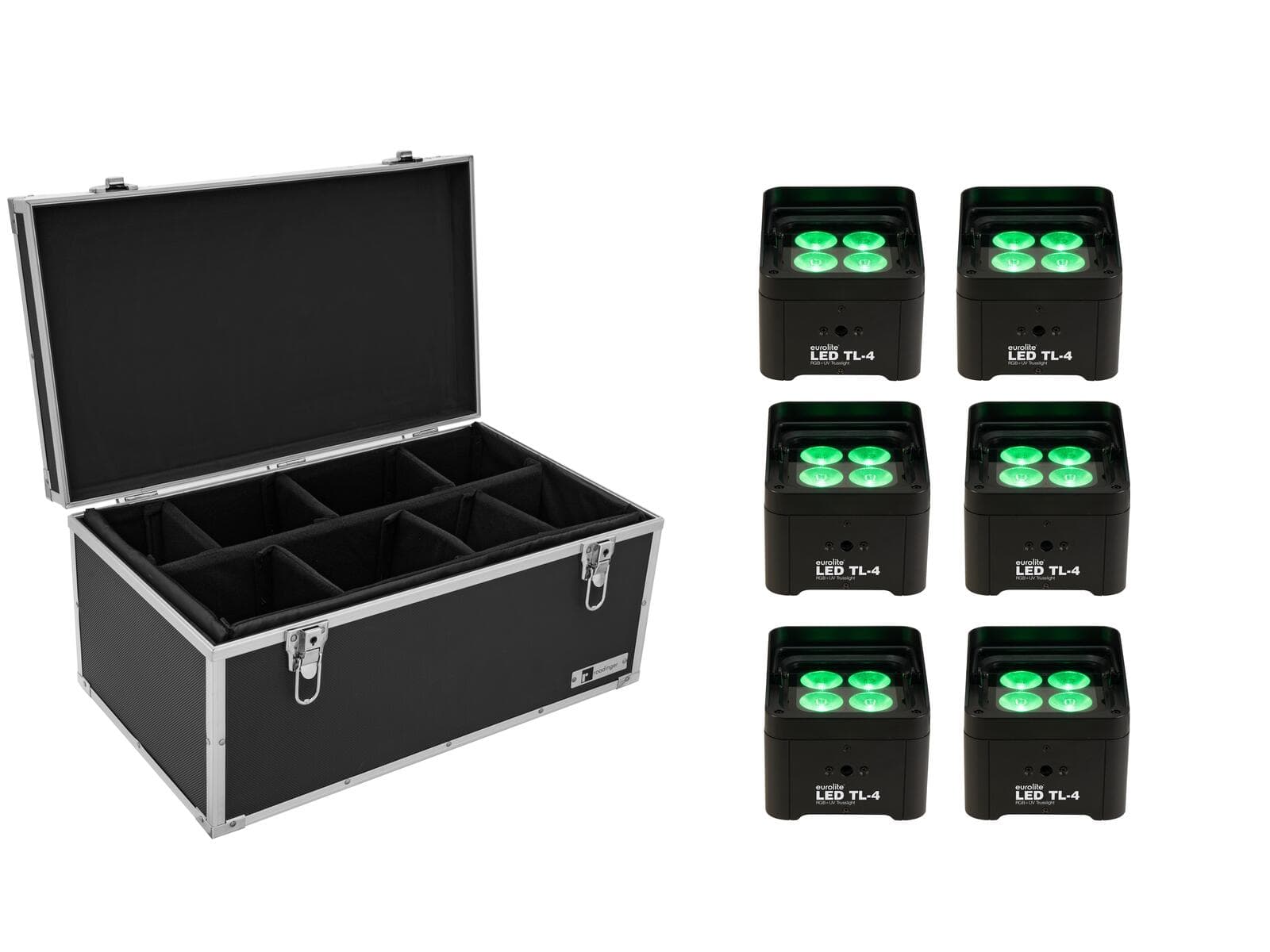 EUROLITE Set 6x LED TL-4 Trusslight + custodia - 20000637