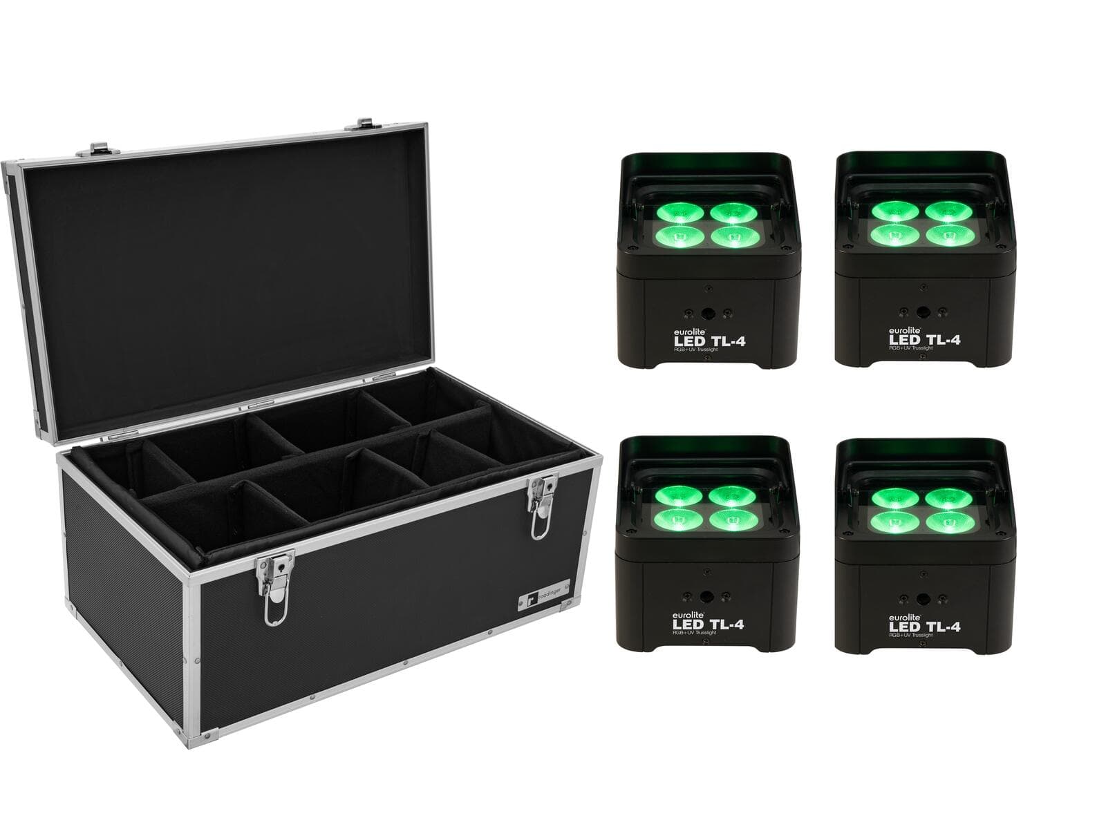 EUROLITE Set 4x LED TL-4 Trusslight + custodia - 20000638