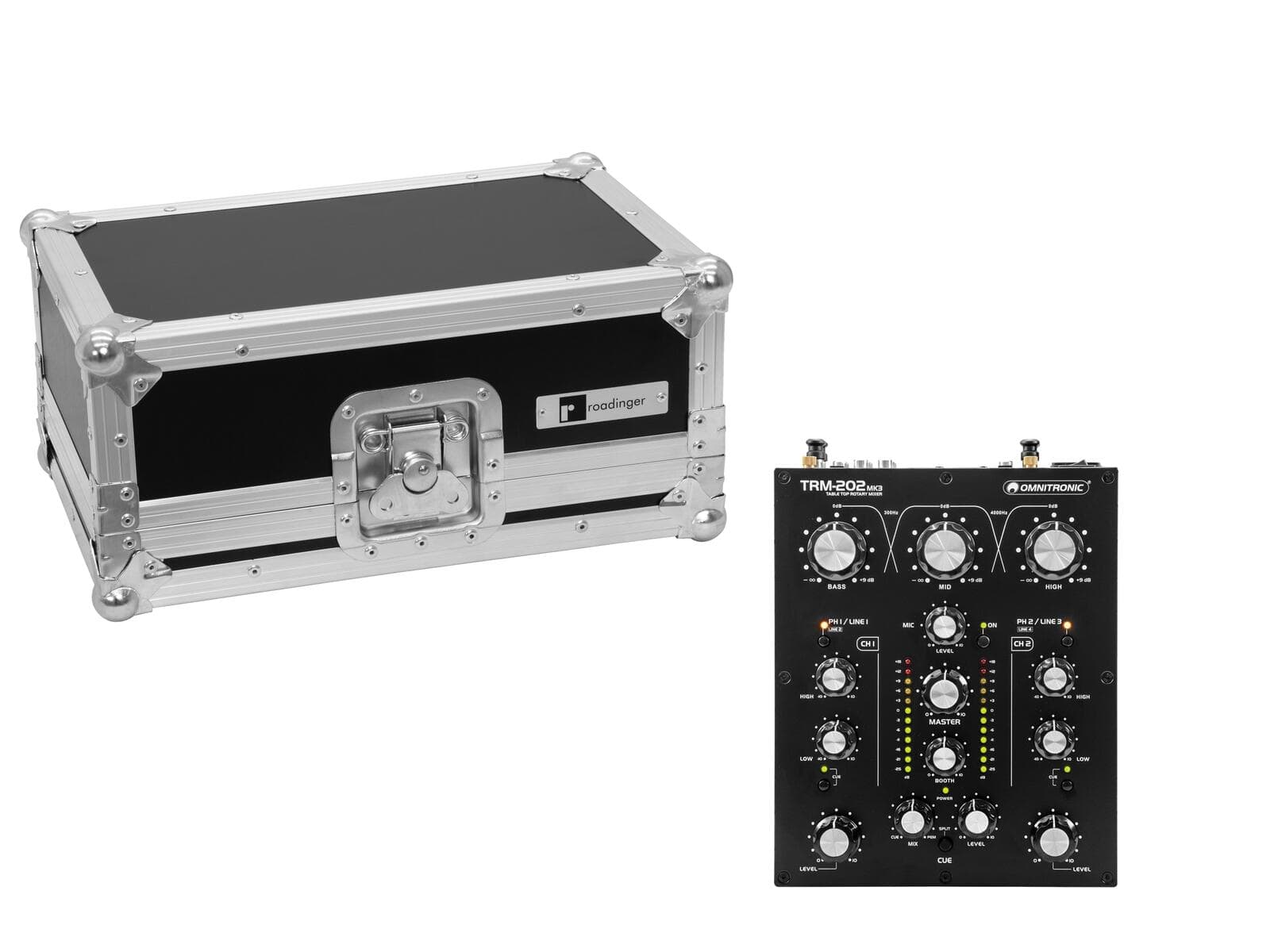 OMNITRONIC Set TRM-202MK3 + Flightcase - 20000666
