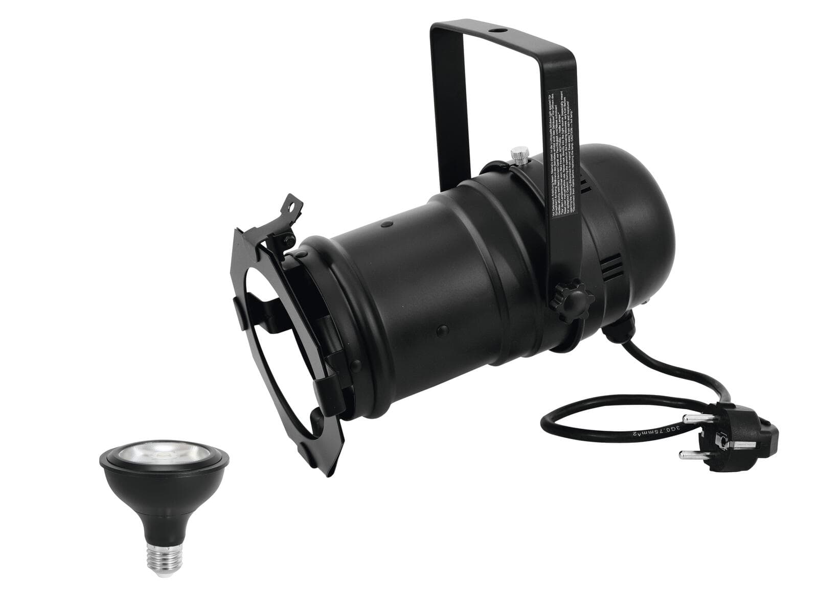 EUROLITE Set PAR-30 Spot nero + PAR-30 230V COB 12W E-27 LED 1800-3000K dim2warm - 20000690