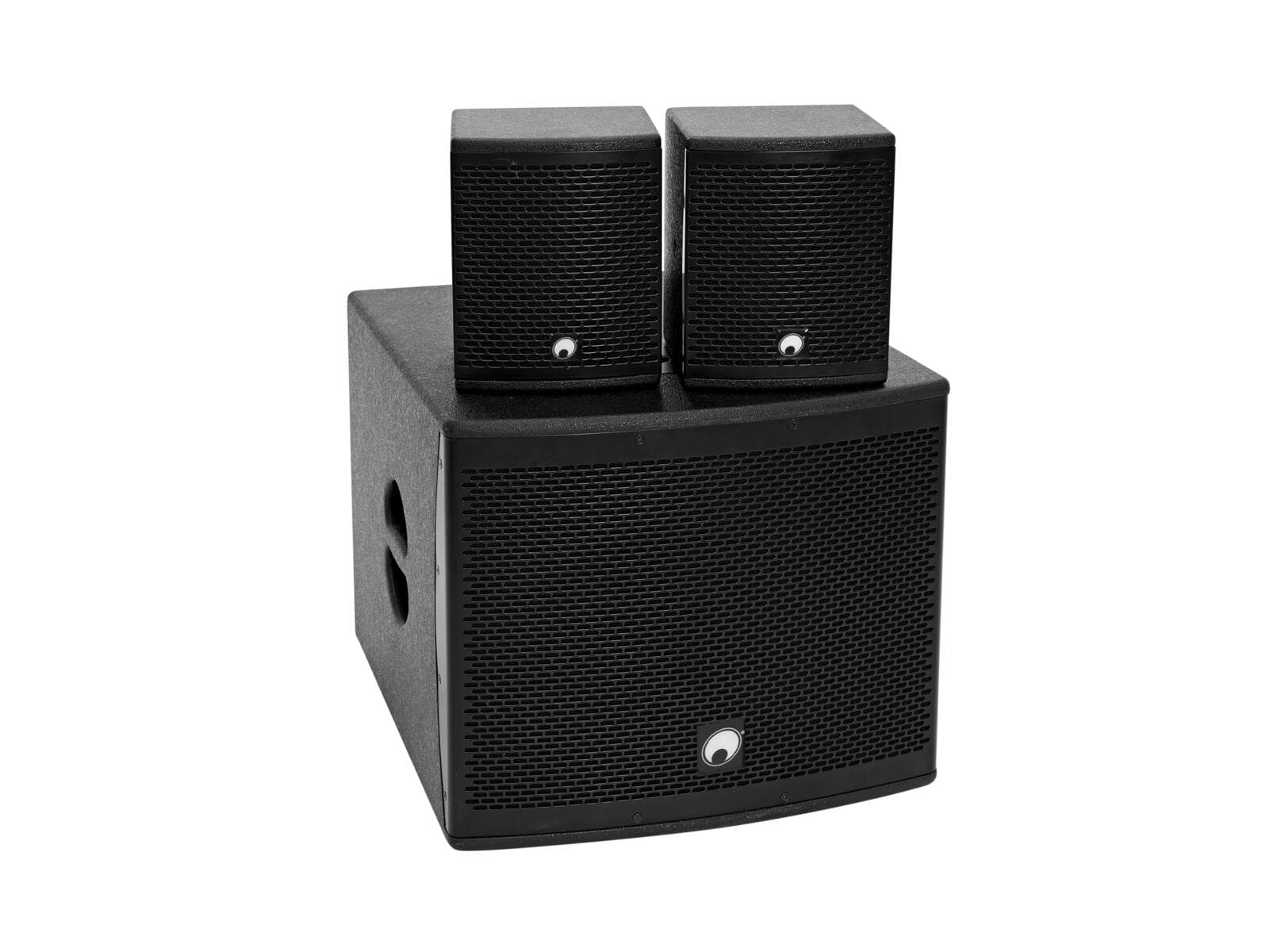 OMNITRONIC Set MOLLY-12A subwoofer attivo + 2x MOLLY-6 Top 8 ohm, nero - 20000727