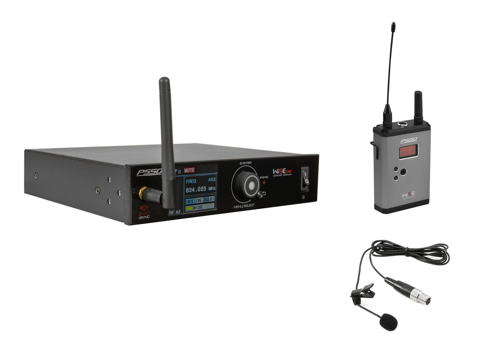 PSSO Set WISE ONE + BP + Lavalier 823-832/863-865MHz - 20000786