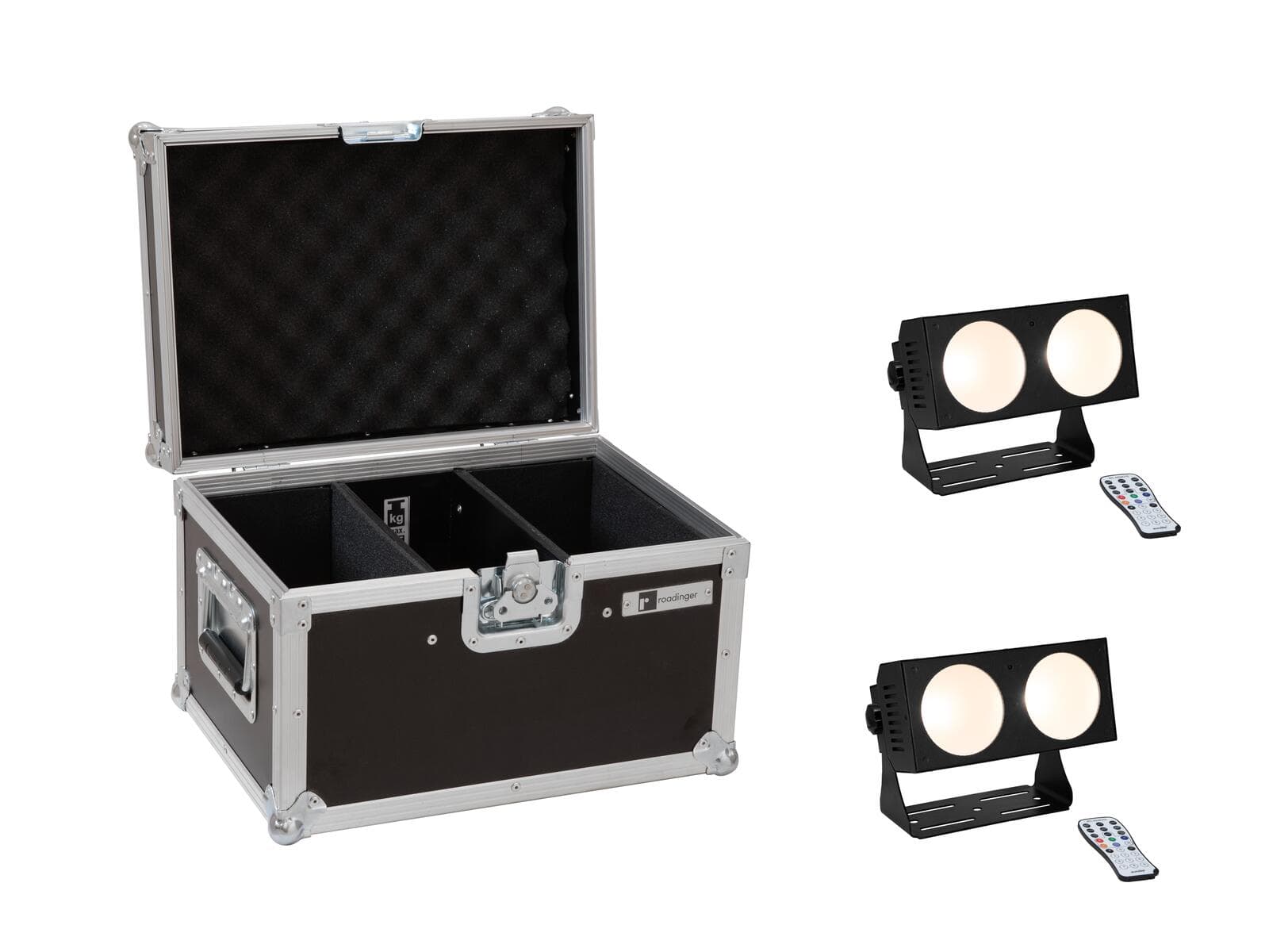 EUROLITE Set 2x barra LED CBB-2 COB WW + flightcase - 20000810