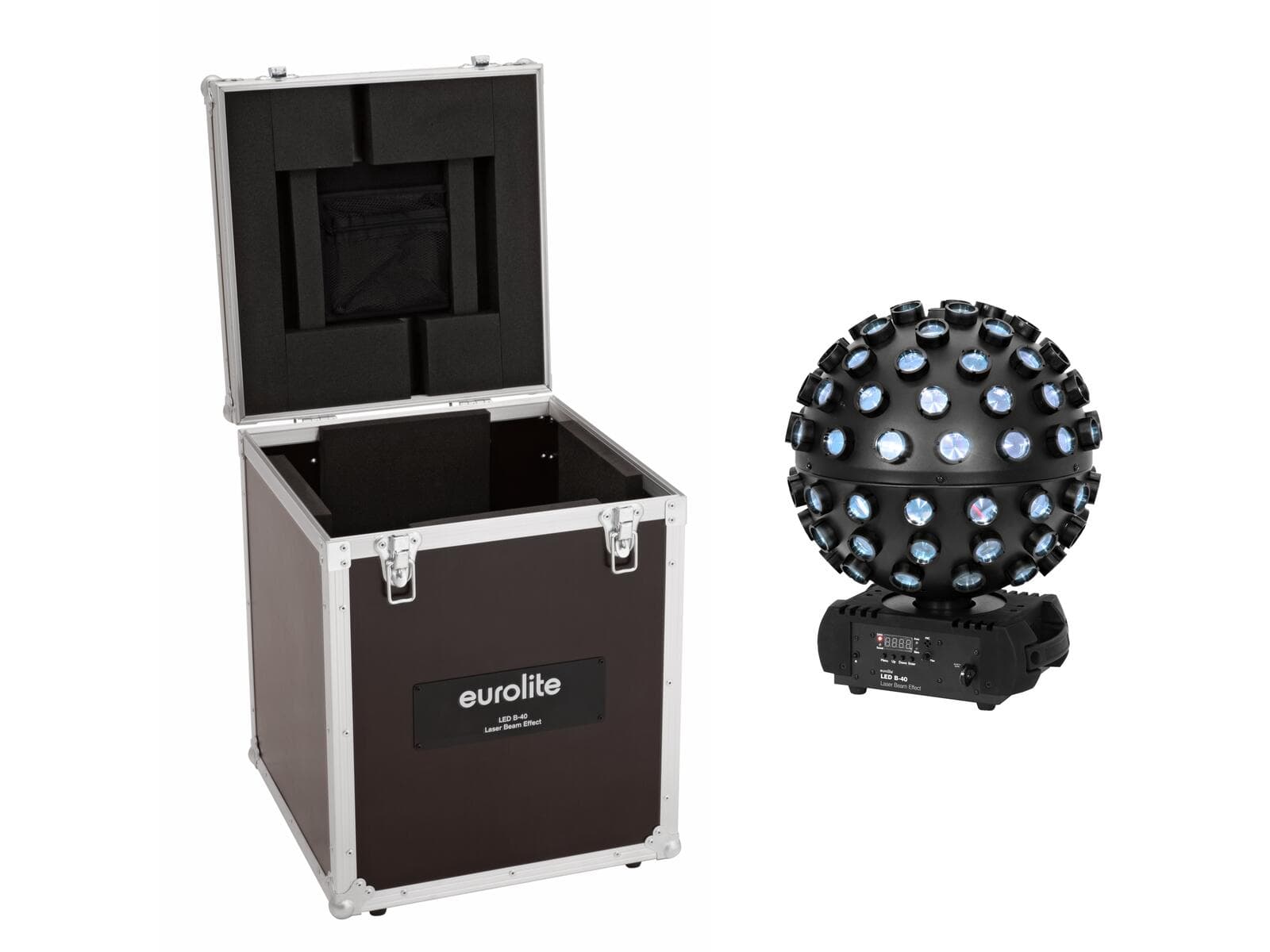 EUROLITE Set effetto laser a fascio LED B-40 + flightcase - 20000843