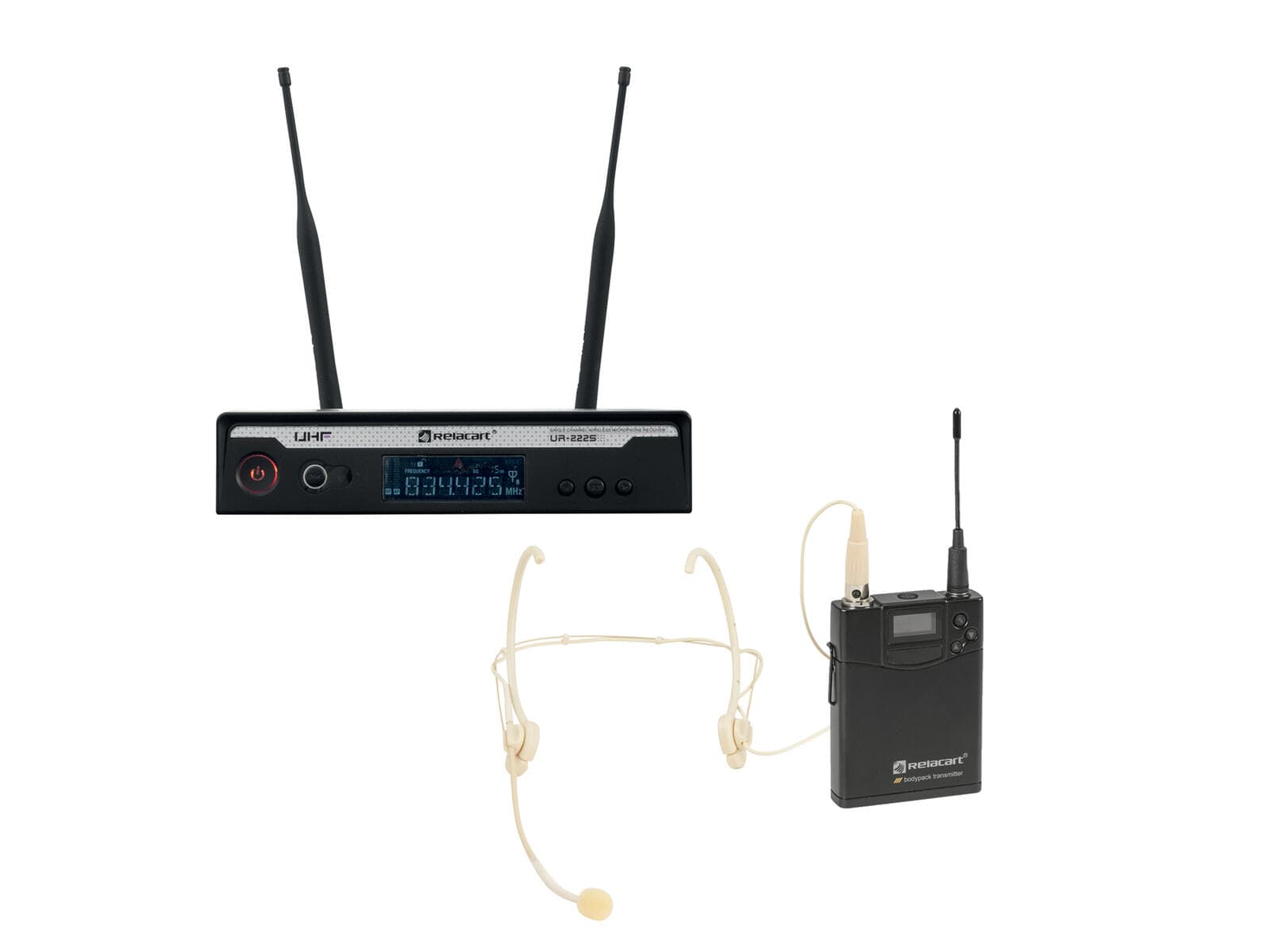 RELACART Set UR-222S Bodypack con Headset HM-600S - 20000938