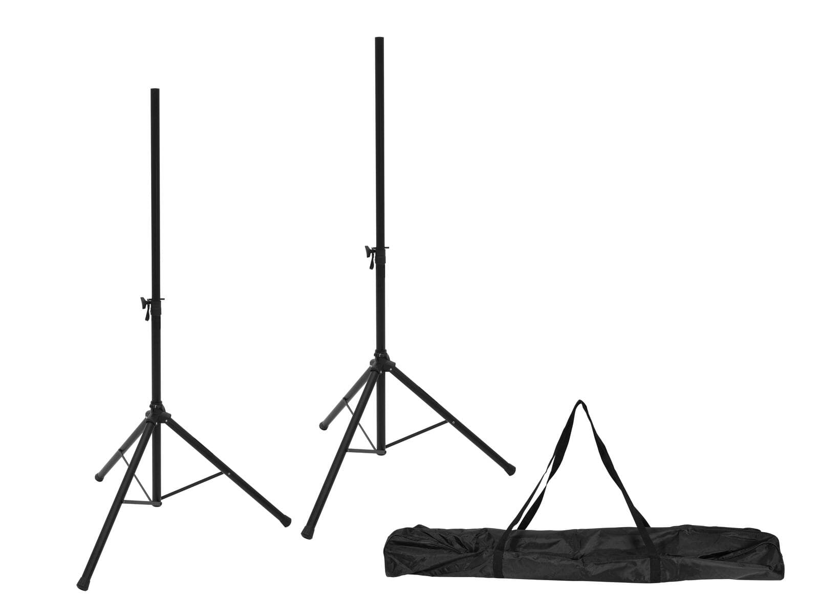 OMNITRONIC Set 2x M-3 Supporto per sistema di diffusione + Borsa da trasporto - 20000943