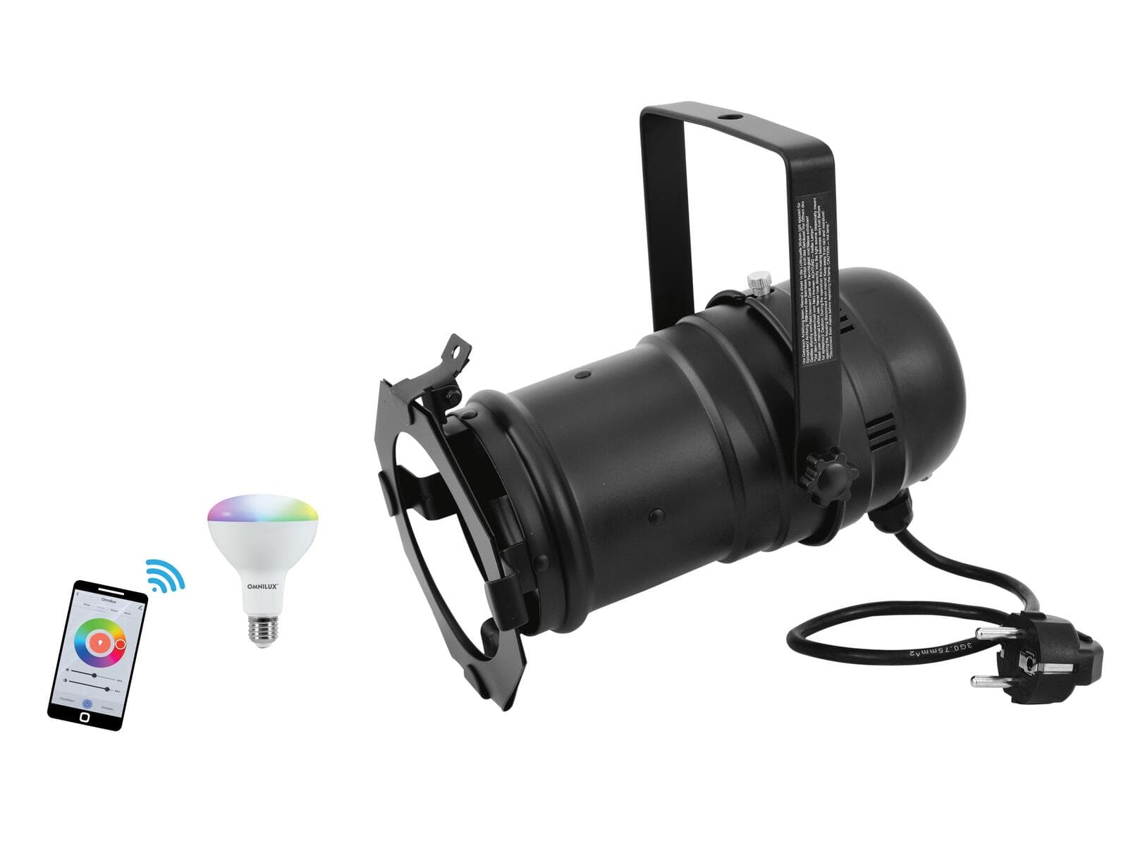 EUROLITE Set PAR-30 Spot bk + LED PAR-30 RGB/WW/CW WiFi - 20000945