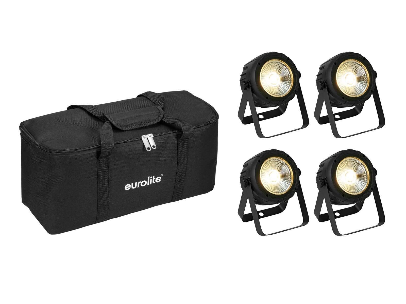 EUROLITE Set 4x LED PARty Spot COB + Borsa morbida - 20000950