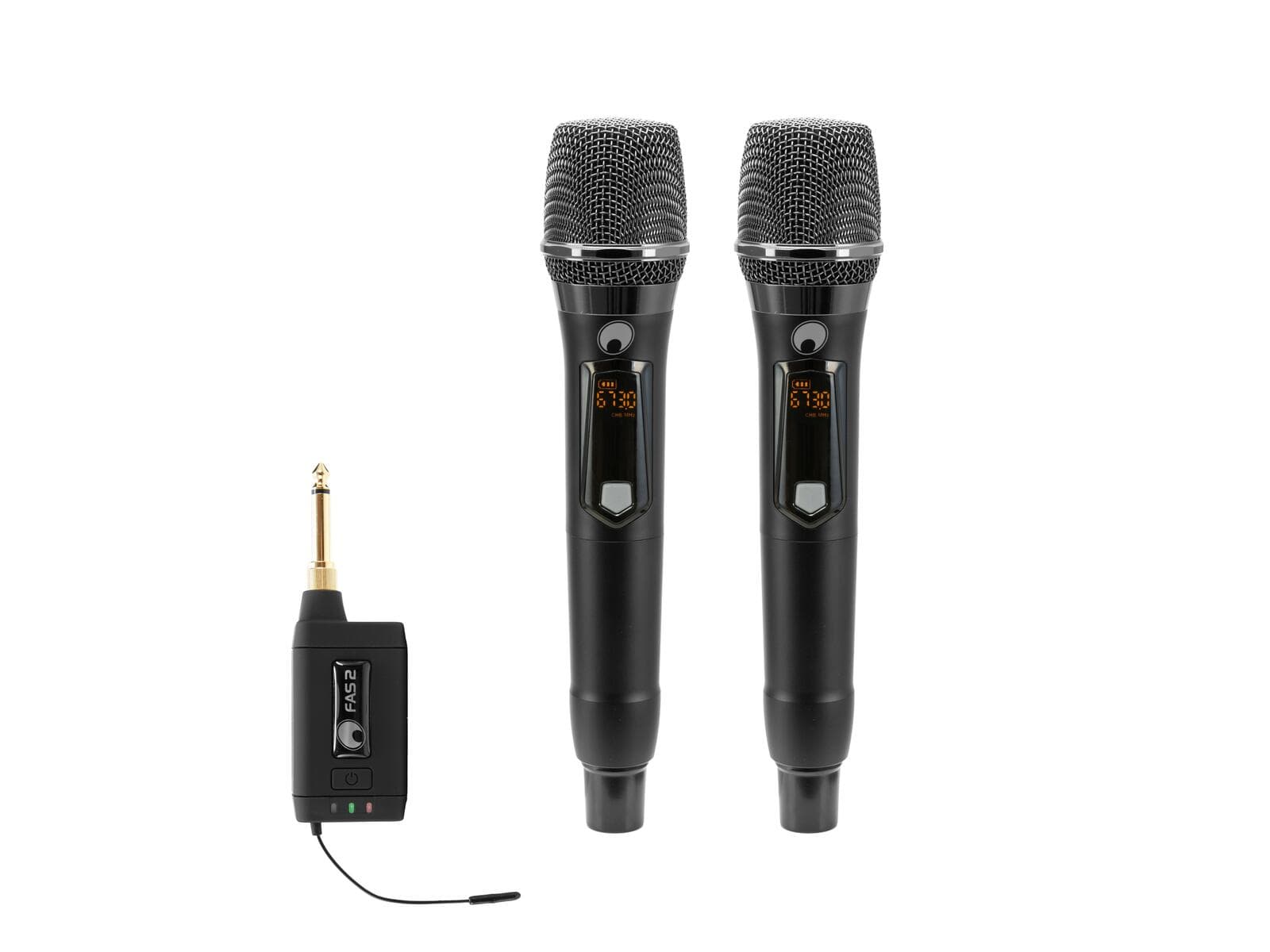 OMNITRONIC Set FAS TWO + 2x microfoni dinamici wireless 660-690MHz - 20000972