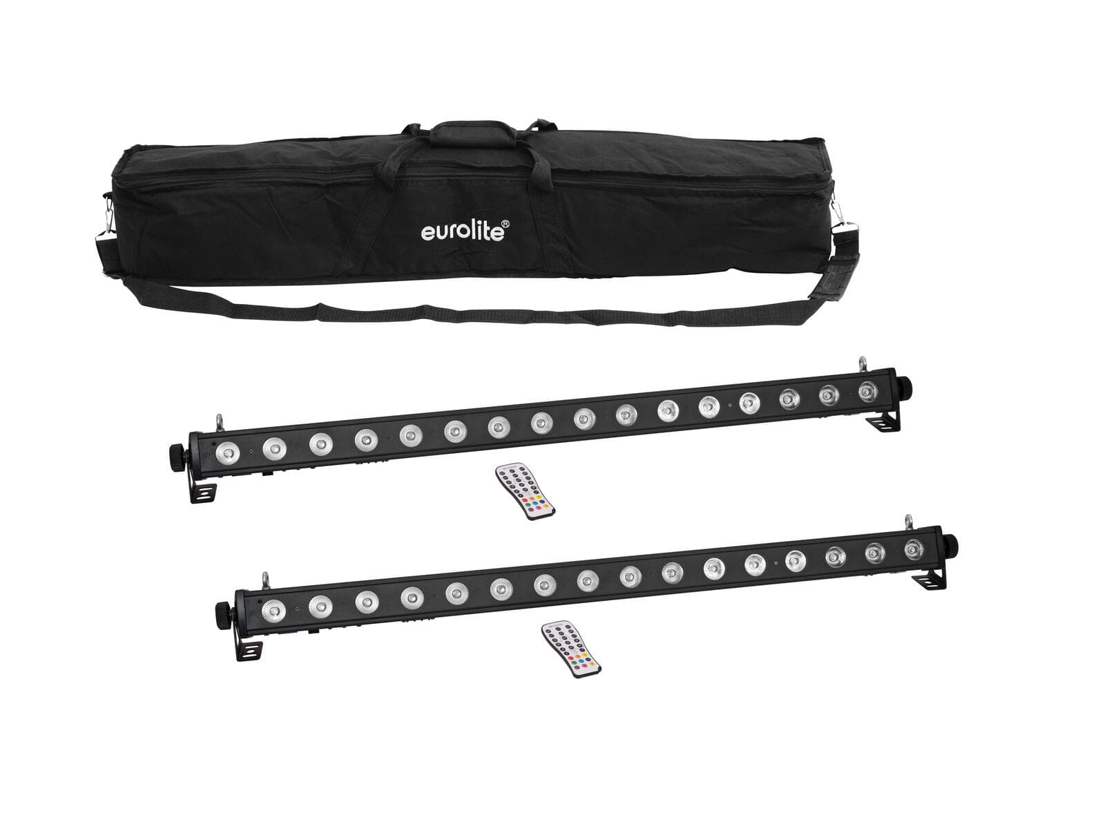 EUROLITE Set 2x LED PIX-16 QCL Bar + borsa imbottita - 20000991