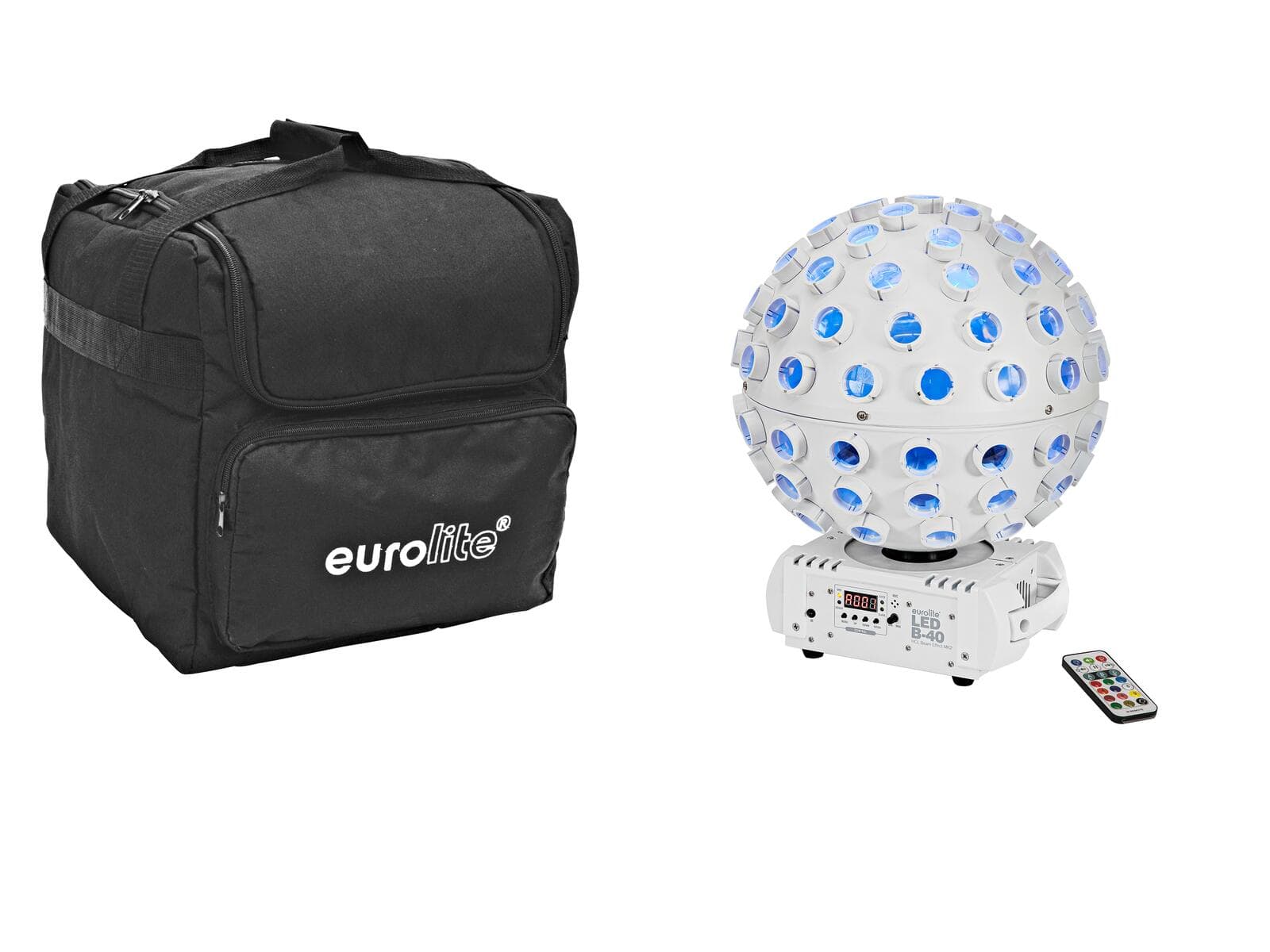 EUROLITE Set LED B-40 HCL MK2 bianco + borsa imbottita - 20000994