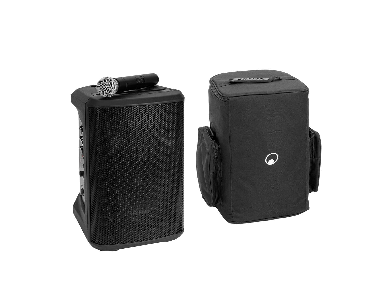 OMNITRONIC Set PORTY-8A sistema PA wireless + custodia morbida - 20001026