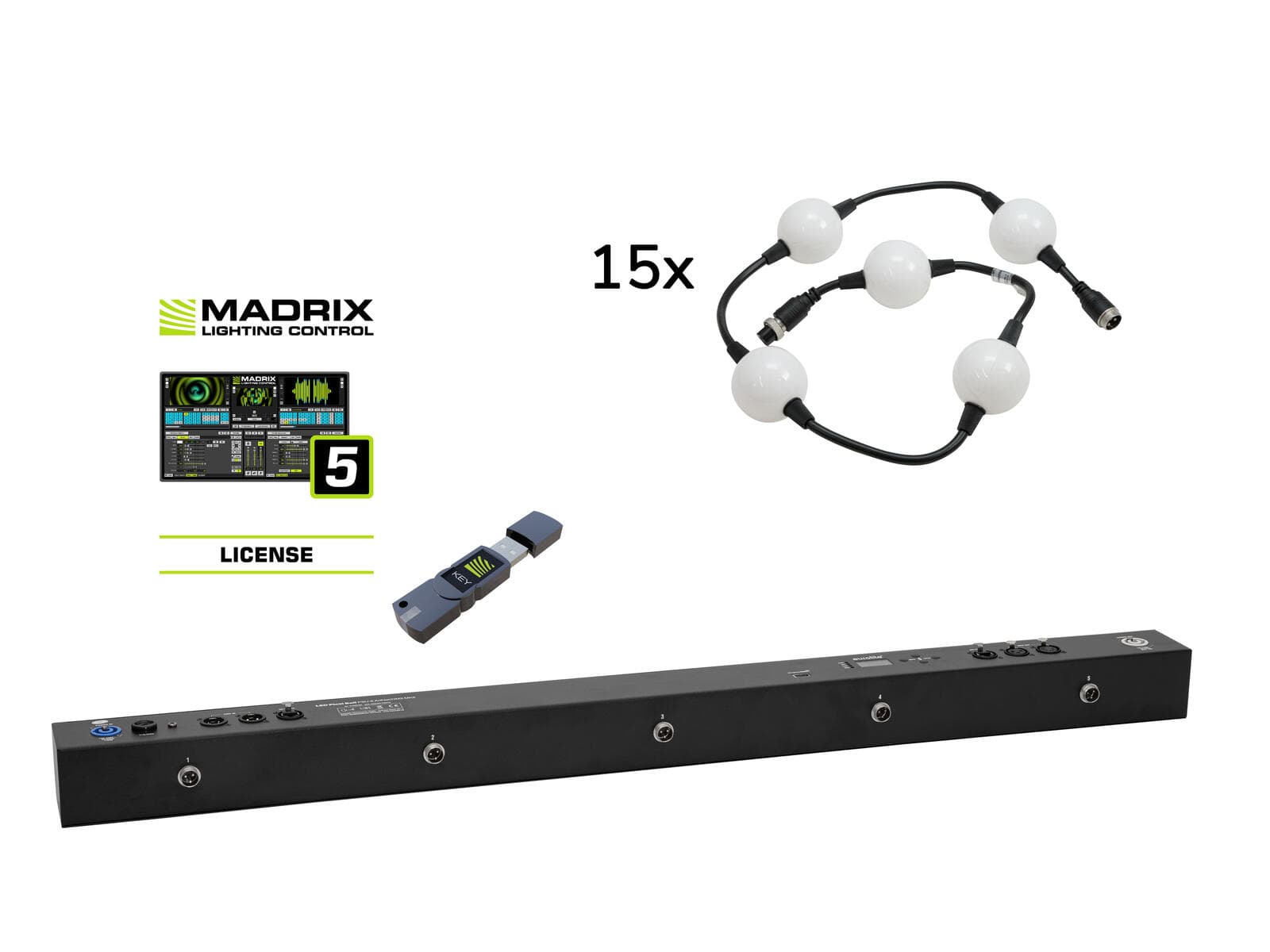 EUROLITE Set Pixel Ball 360° incl. Madrix Start - 20001058
