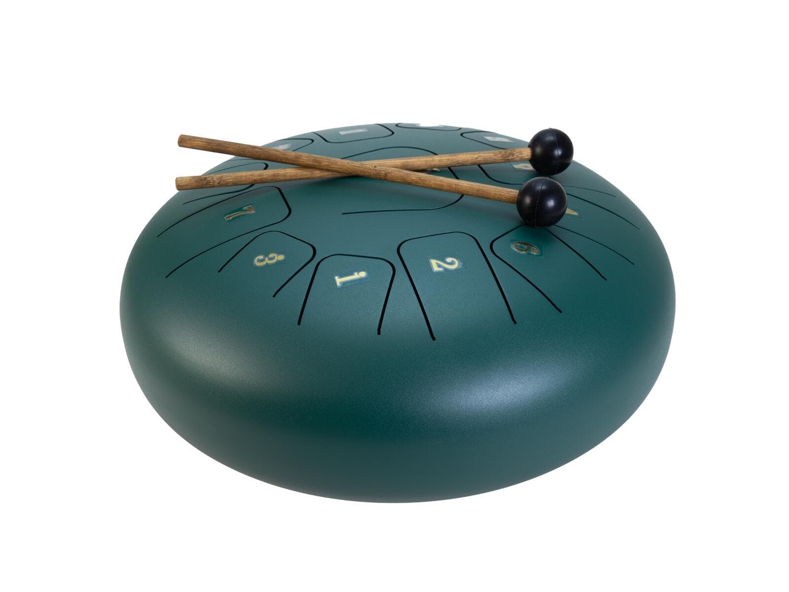DIMAVERY TD-12 Steel Tongue Drum, verde - 26058336