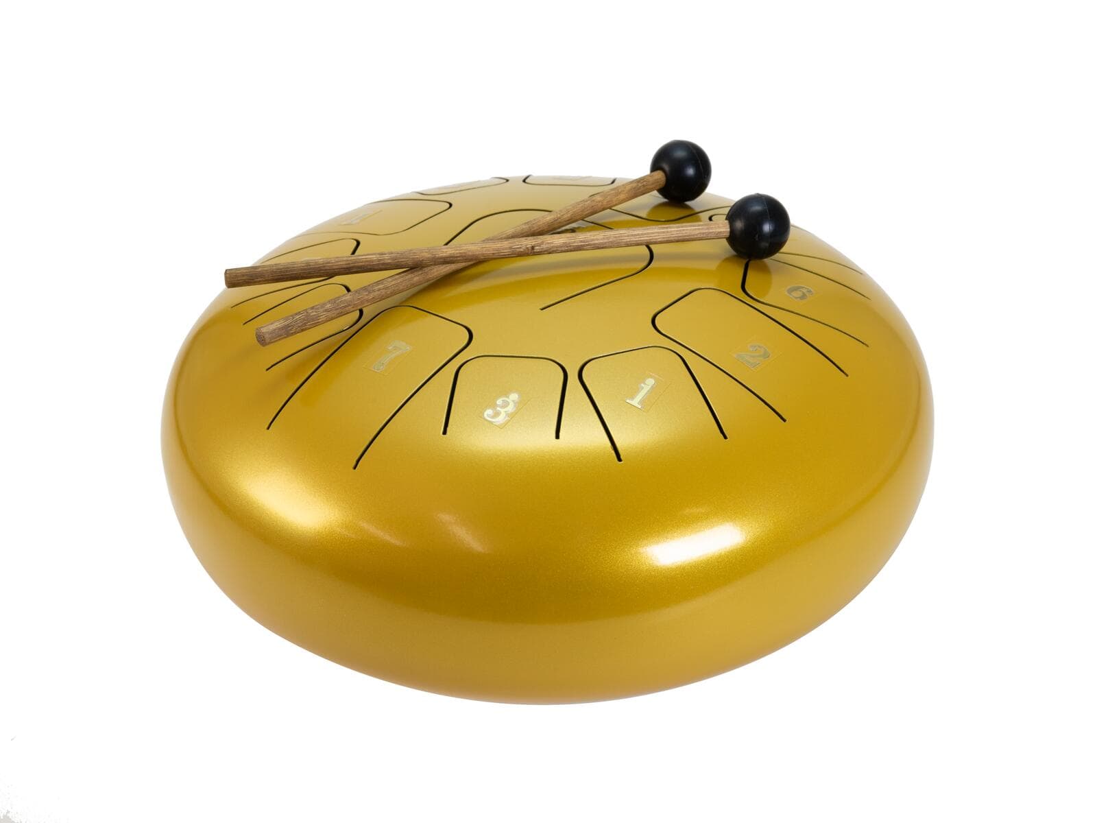DIMAVERY TD-12 Steel Tongue Drum, oro - 26058337