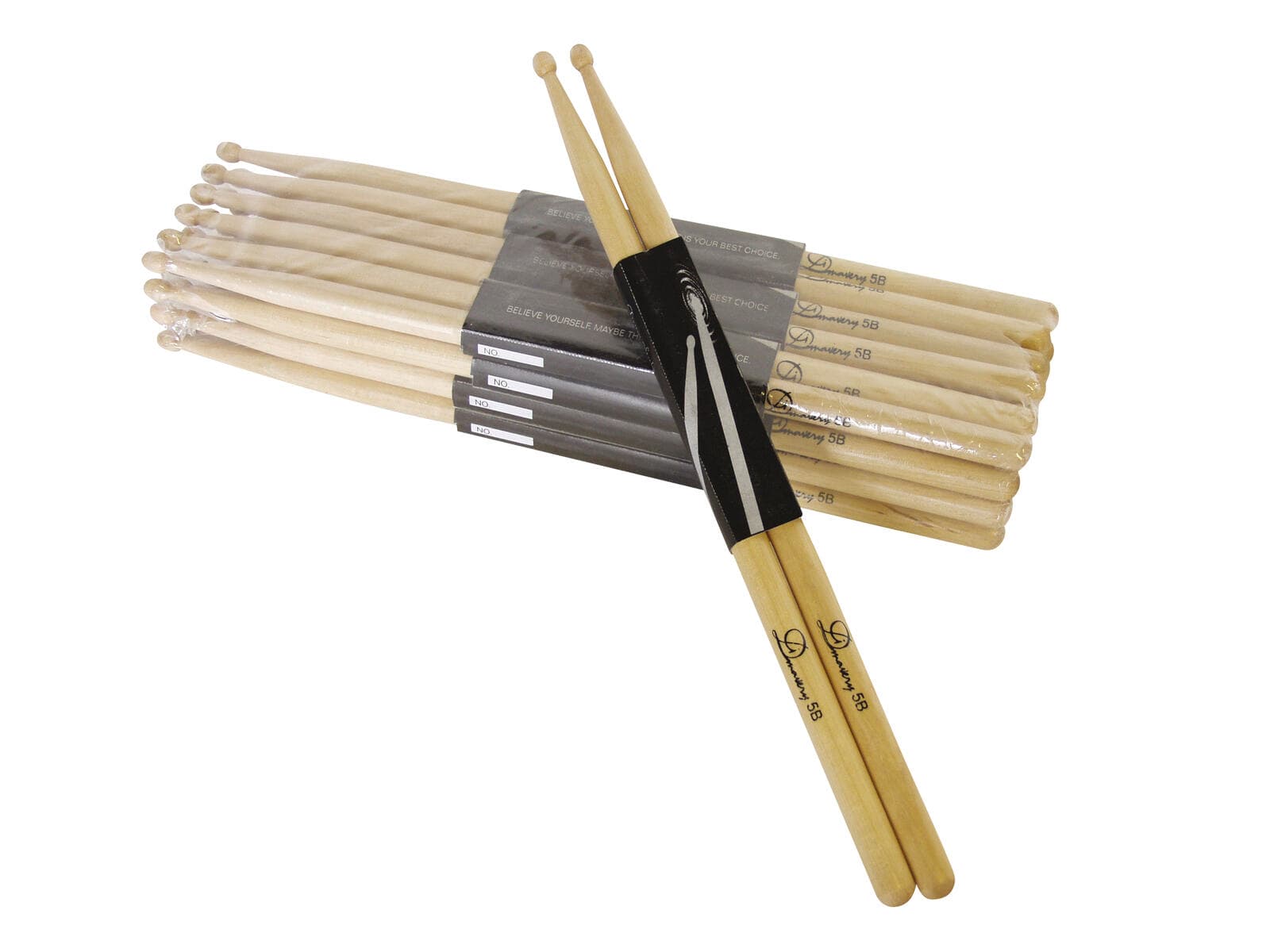 DIMAVERY DDS-5B Bacchette per batteria, acero - 26070300