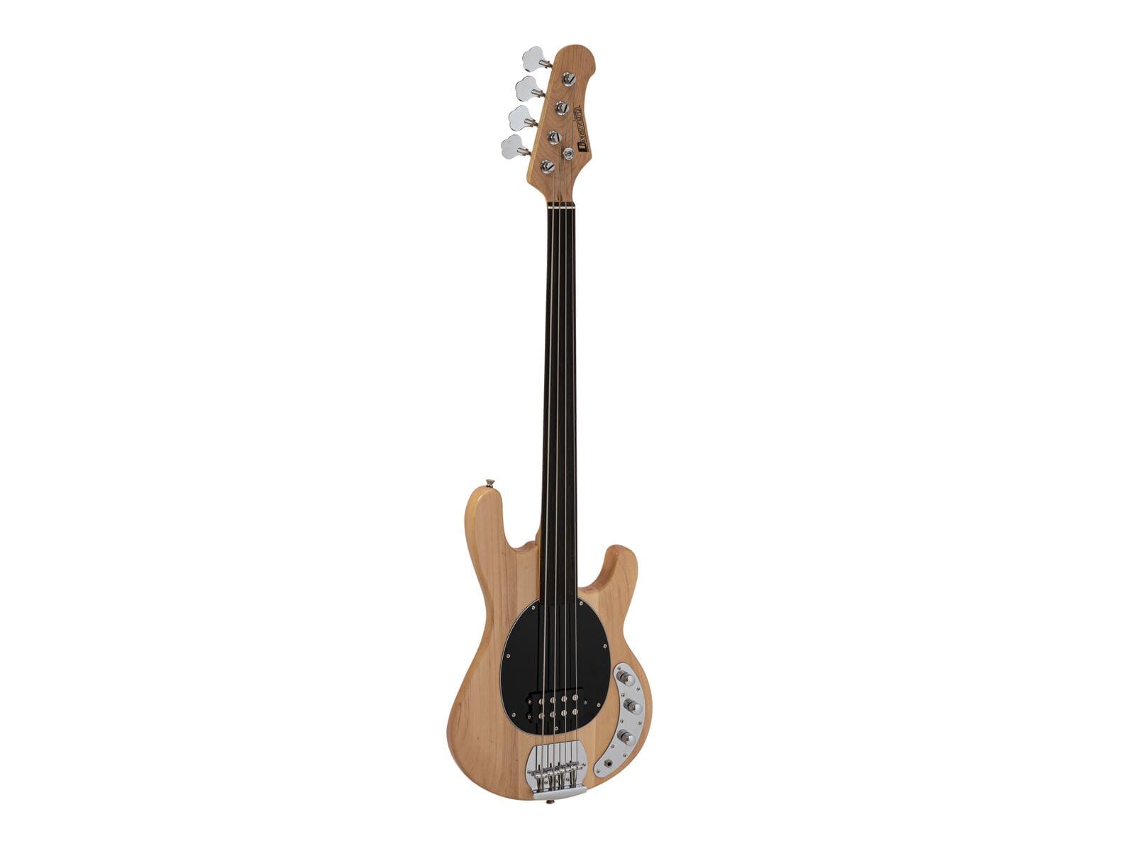 DIMAVERY MM-501 Basso elettrico fretless, naturale - 26222070
