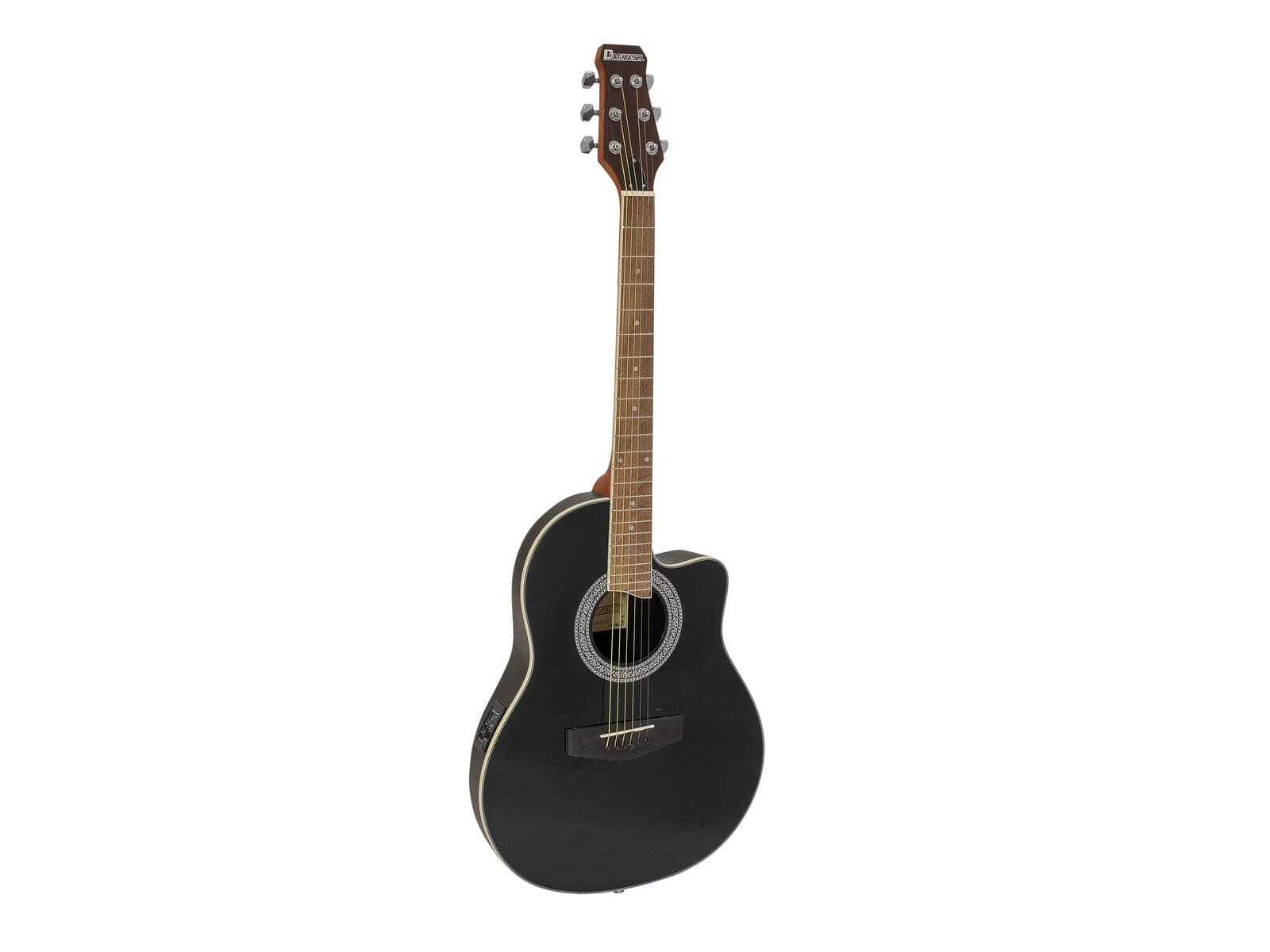 DIMAVERY RB-300 Chitarra a fondo bombato, nera - 26235045