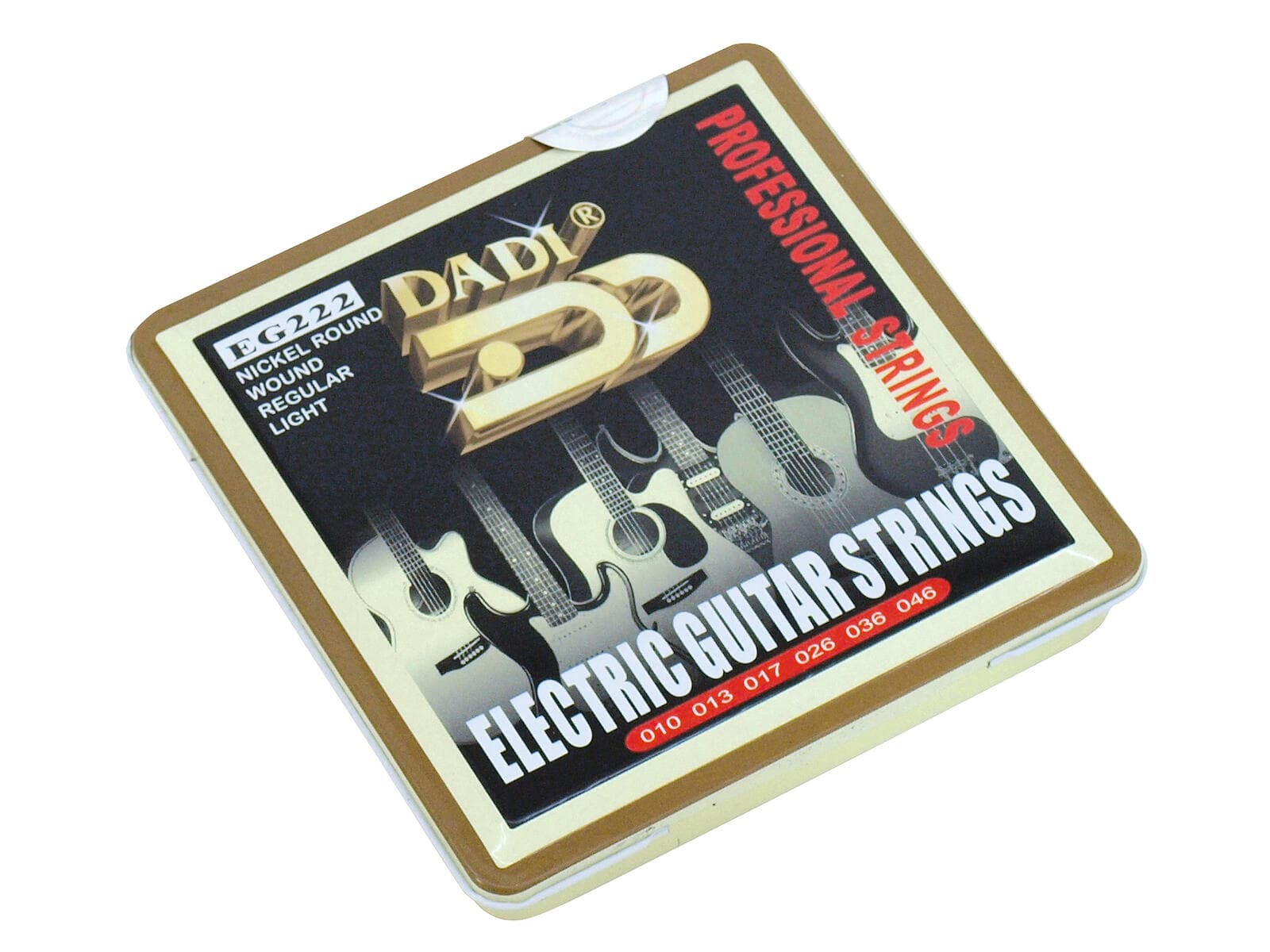 DIMAVERY Set di corde per chitarra elettrica, 010-046 - 26320041