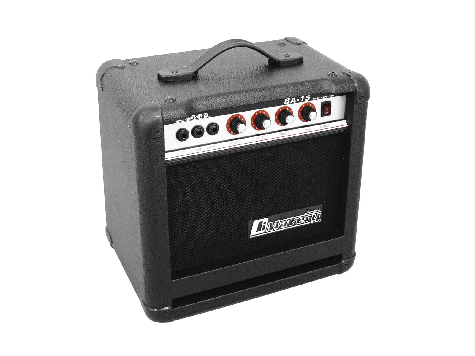 DIMAVERY BA-15 Amplificatore per basso 15W nero - 26363005