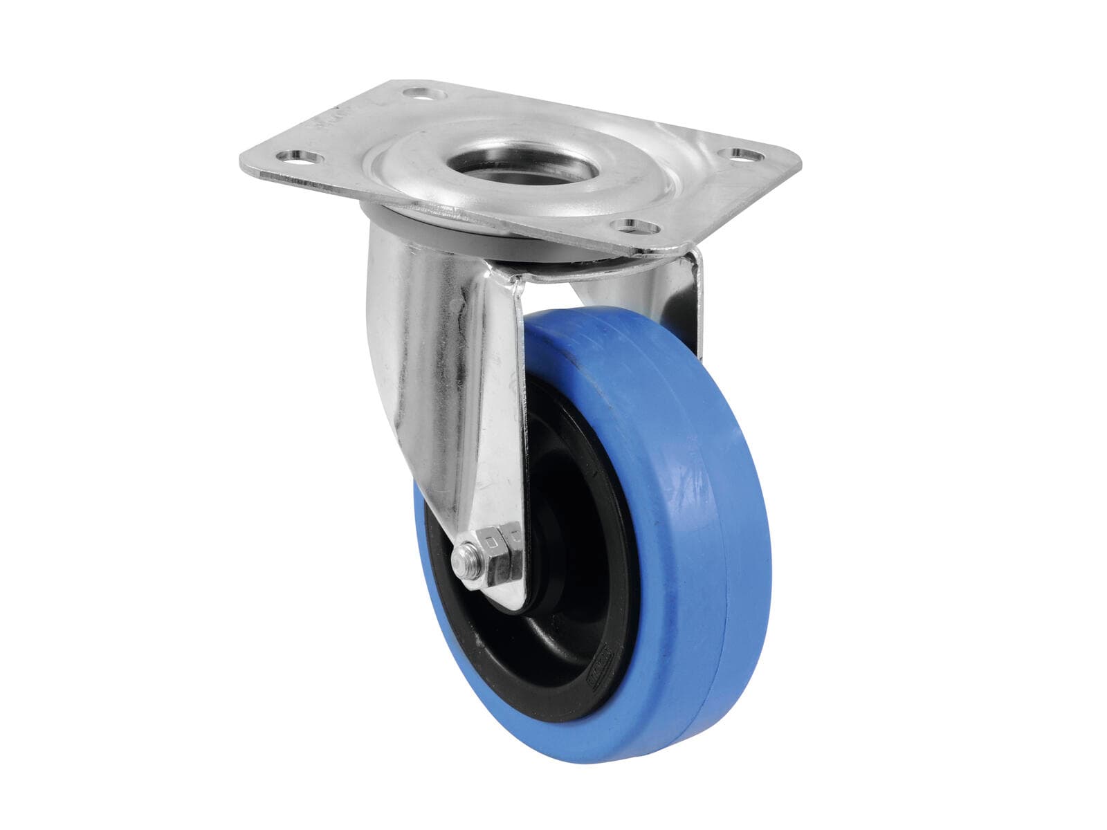 ROADINGER Rotella girevole 100mm BLUE WHEEL azzurro - 30004005