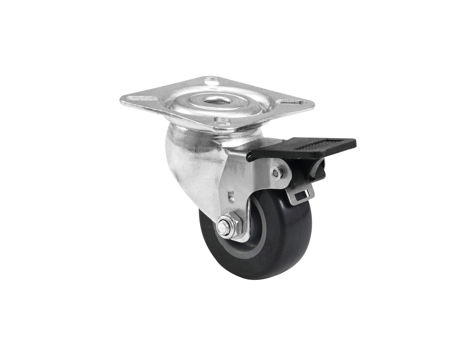ROADINGER Rotella girevole 50mm grigia con freno - 30004016