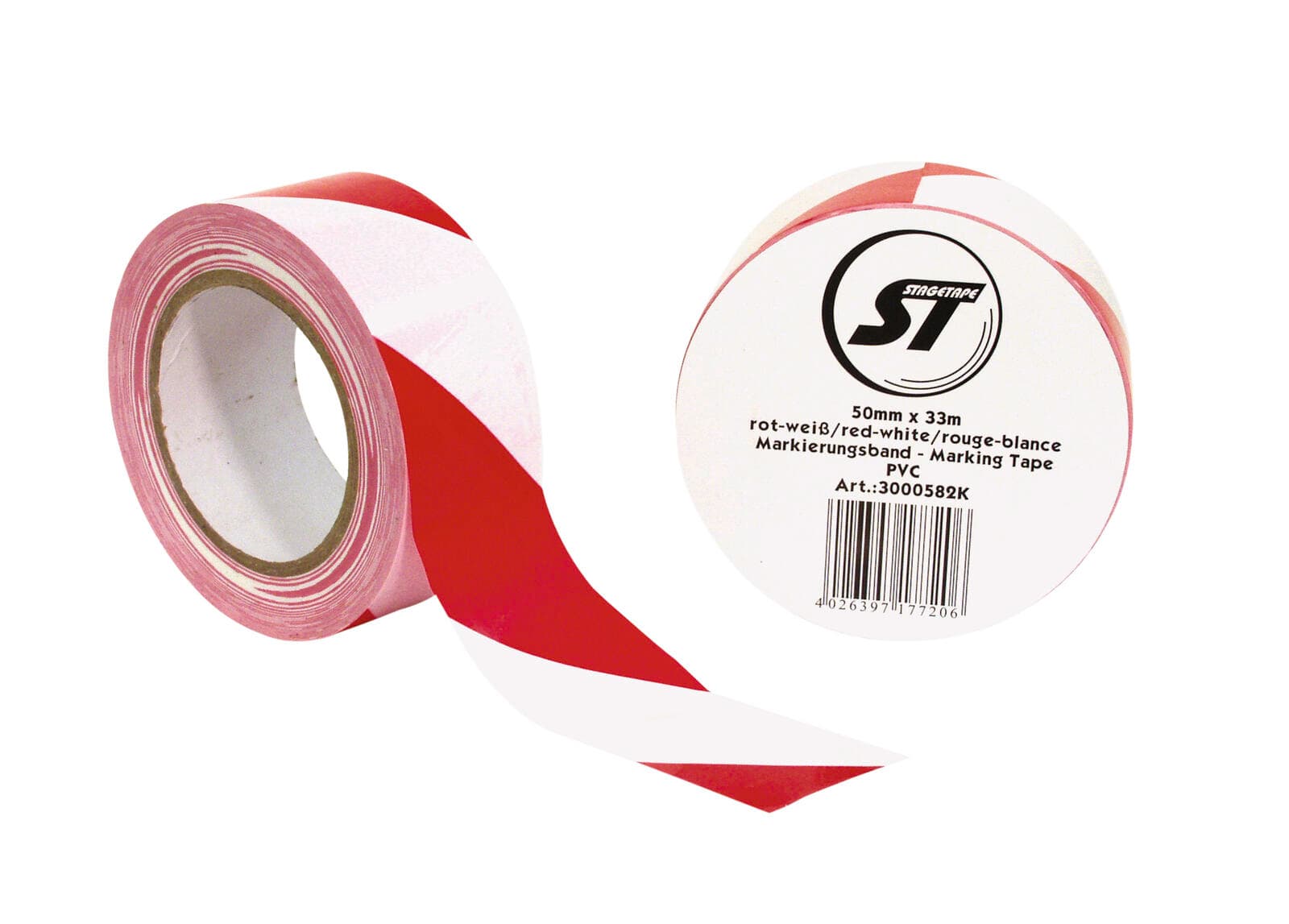 ACCESSORY Nastro di marcatura in PVC rosso/bianco - 3000582K