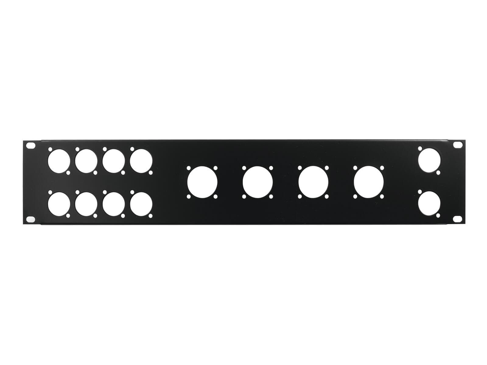 OMNITRONIC Pannello frontale Z-19 8x D-Type/4xNL8/T 2U - 30100656