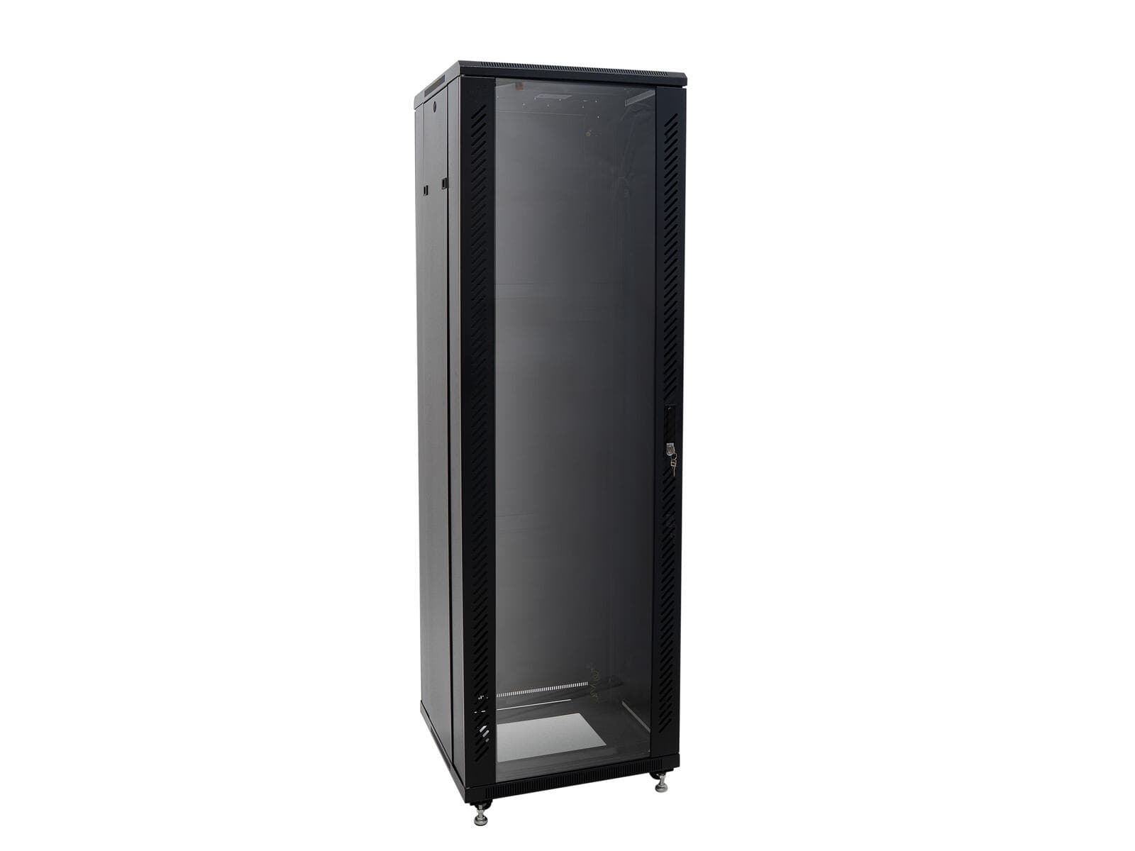ROADINGER Armadio rack in acciaio SSC-32 con porta in vetro, 32U - 30103419