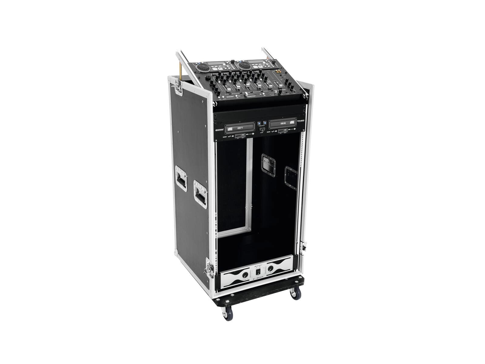 ROADINGER Custodia combo speciale Pro, 20U con ruote - 30110004