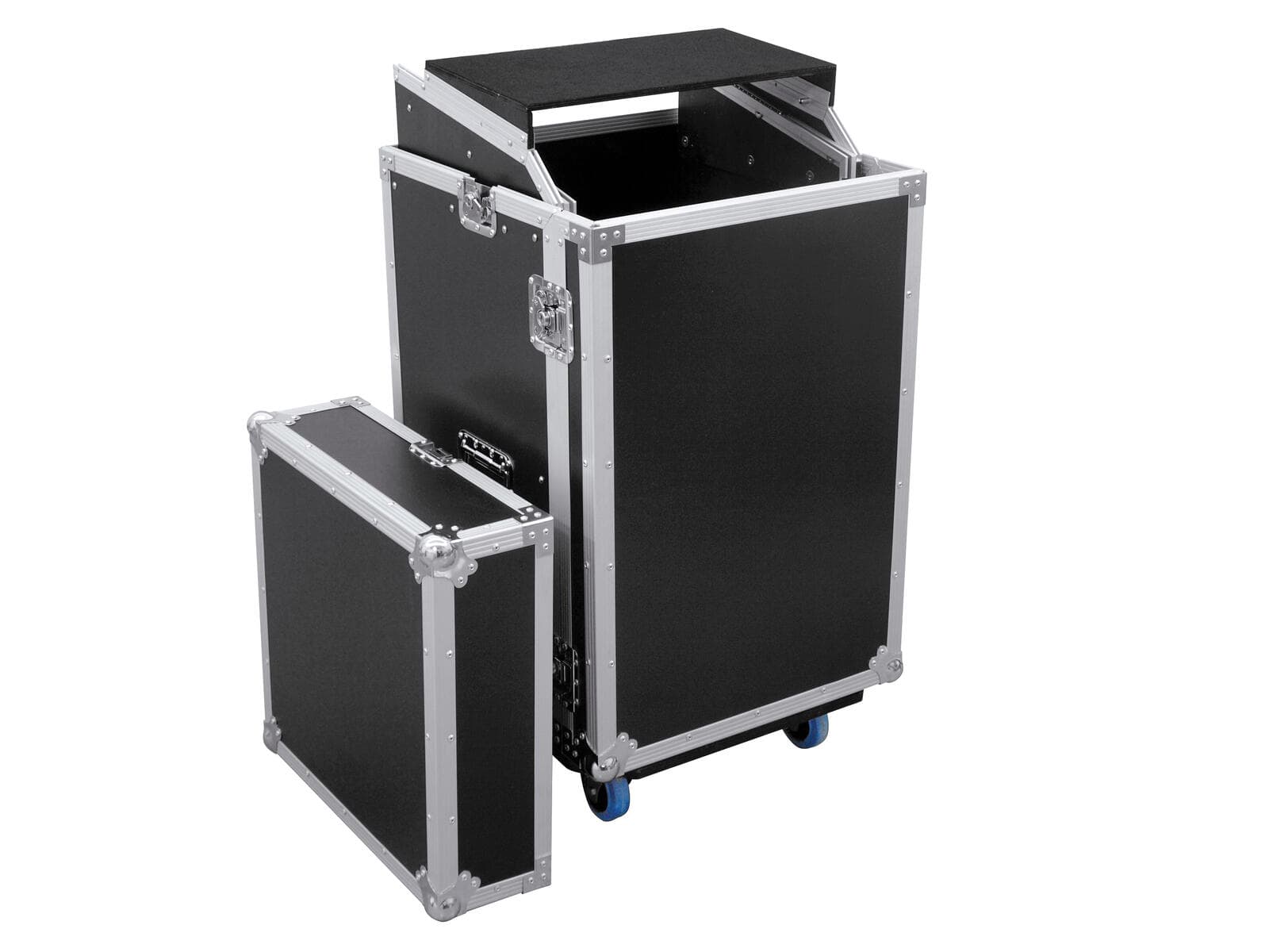 ROADINGER Custodia combo speciale Pro LS5 con piano per laptop, 17U - 3011000P