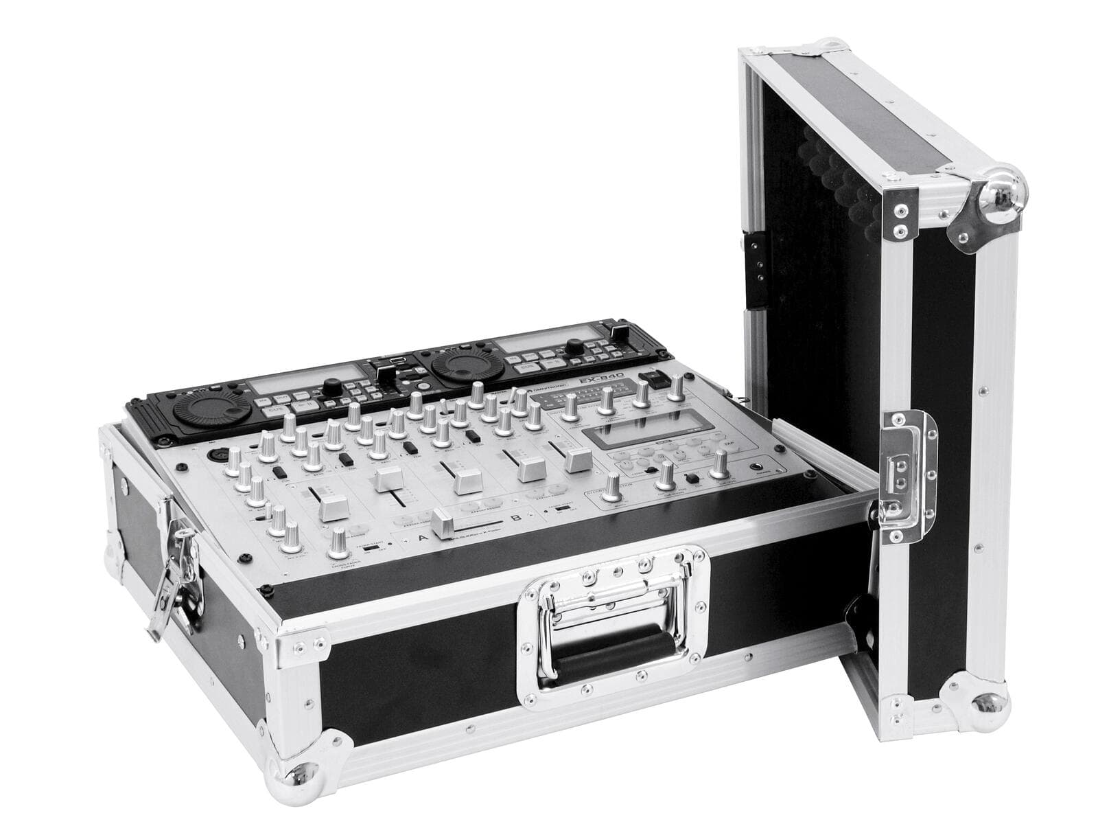 ROADINGER Custodia per mixer Pro MCV-19, variabile, nera, 8U - 3011157A