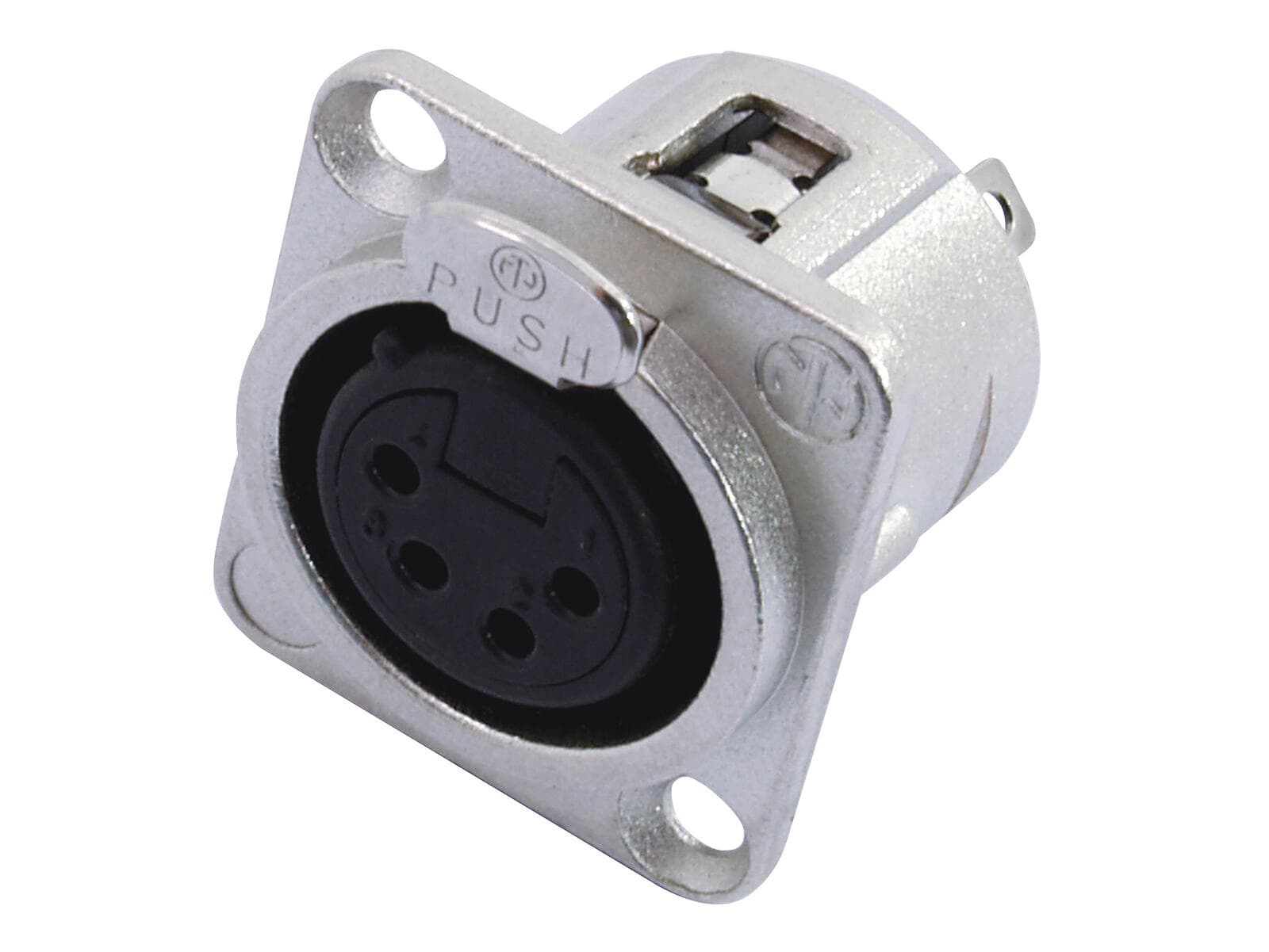 NEUTRIK Presa XLR da pannello 4 poli NC4FDL-1 - 30200629