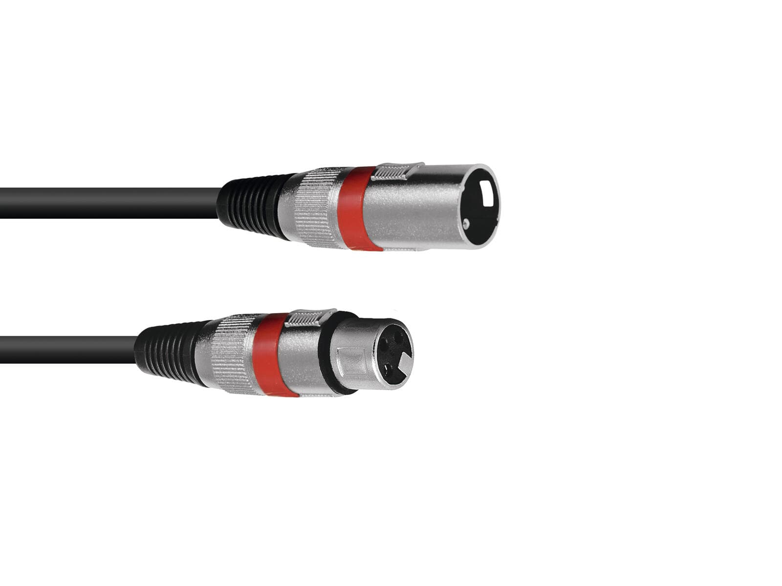 OMNITRONIC Cavo XLR 3-pin 7.5m nero/rosso - 3022052R