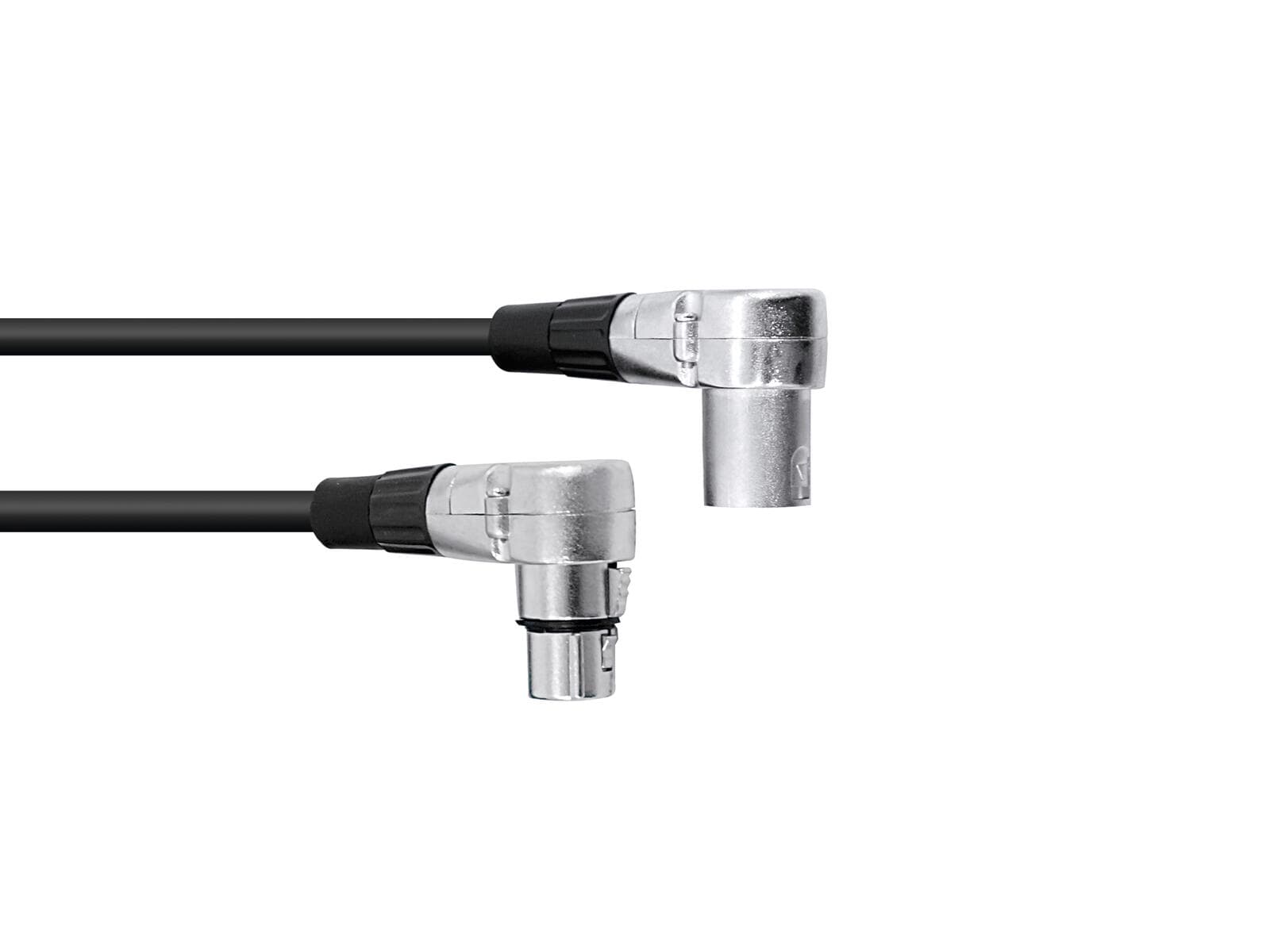OMNITRONIC Cavo XLR 3-pin 1.5m angolare 90° nero - 30220630