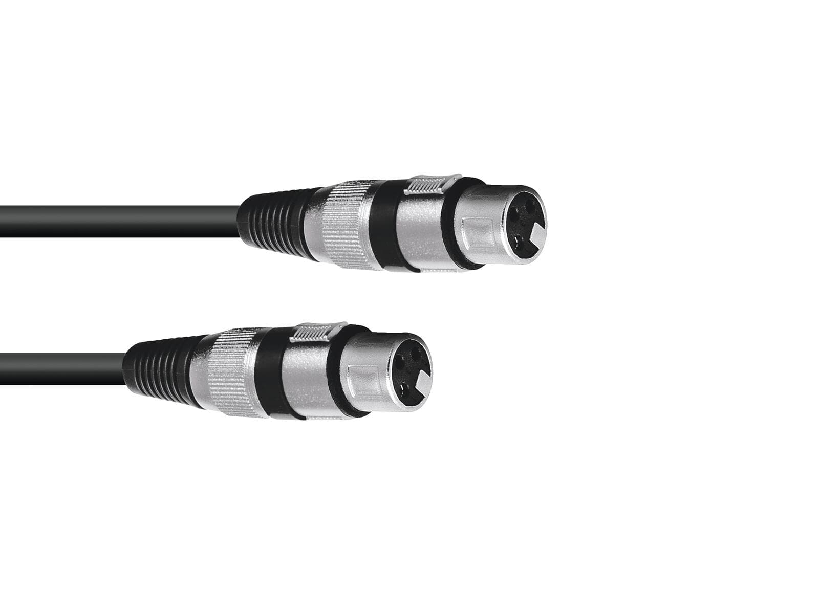 OMNITRONIC Cavo adattatore XLR(F)/XLR(F) 0.2m nero - 3022075C