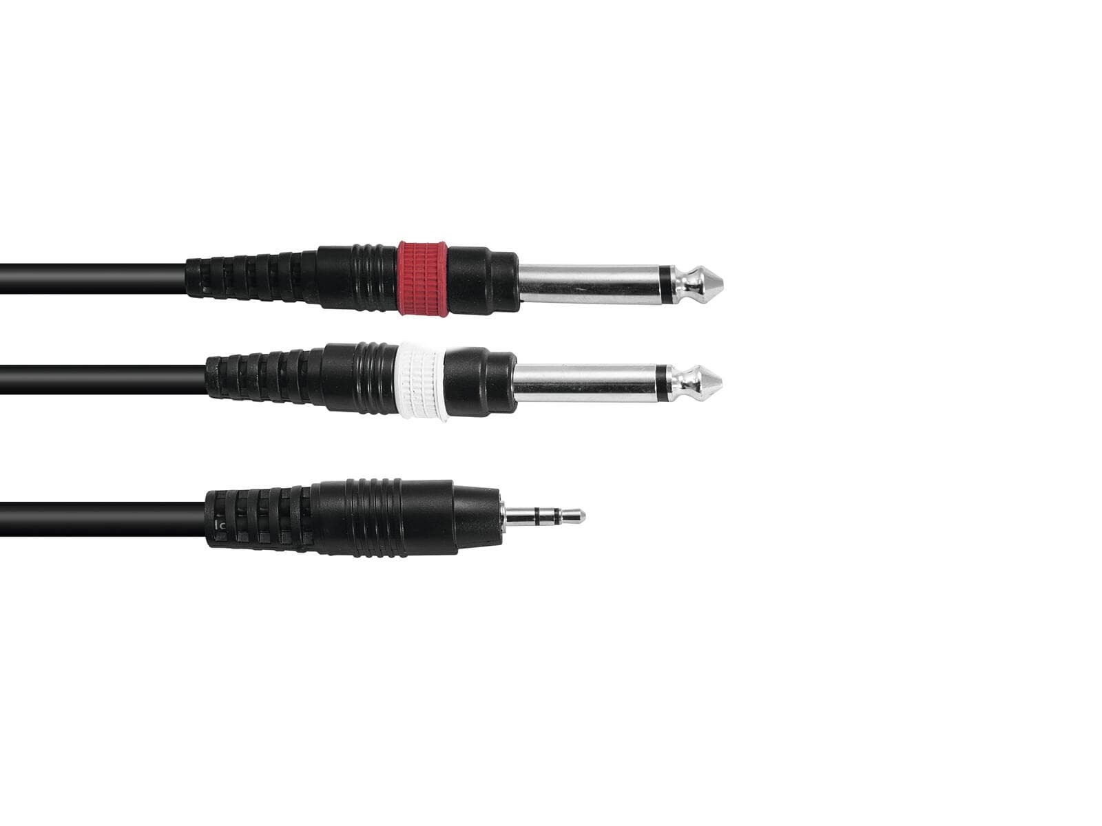OMNITRONIC Cavo adattatore Jack 3,5 mm/2xJack 6 m nero - 30225156