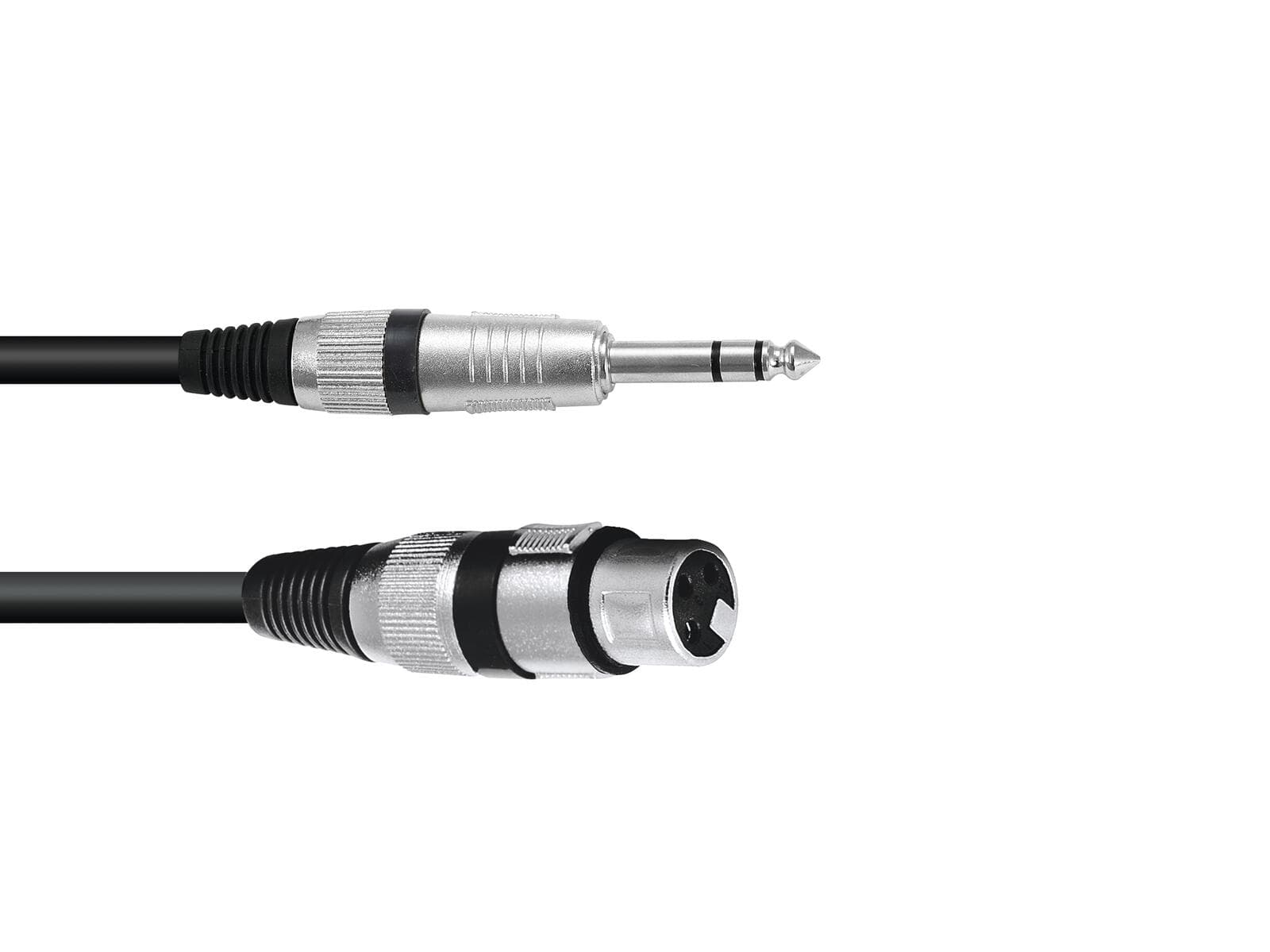 OMNITRONIC Cavo adattatore XLR(F)/Jack stereo 0,9 m nero - 30225180