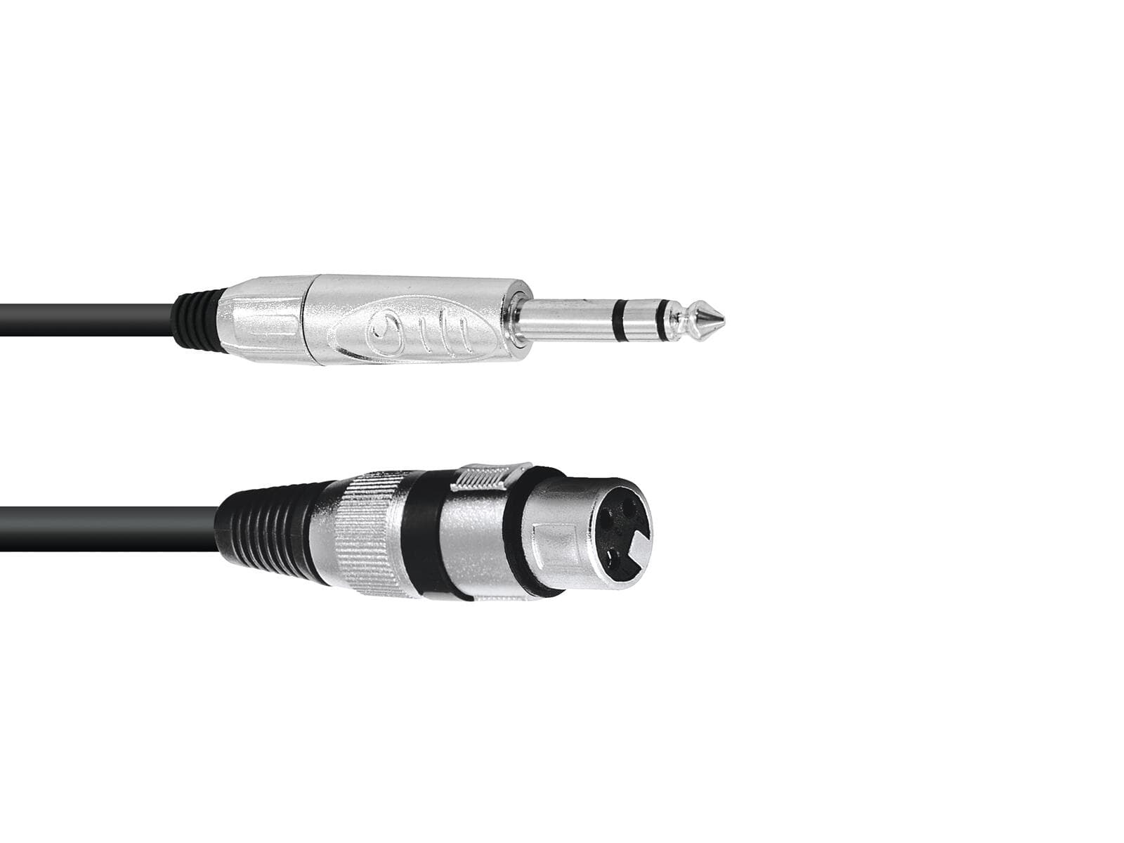 OMNITRONIC Cavo adattatore XLR(F)/Jack stereo 2 m nero - 30225182