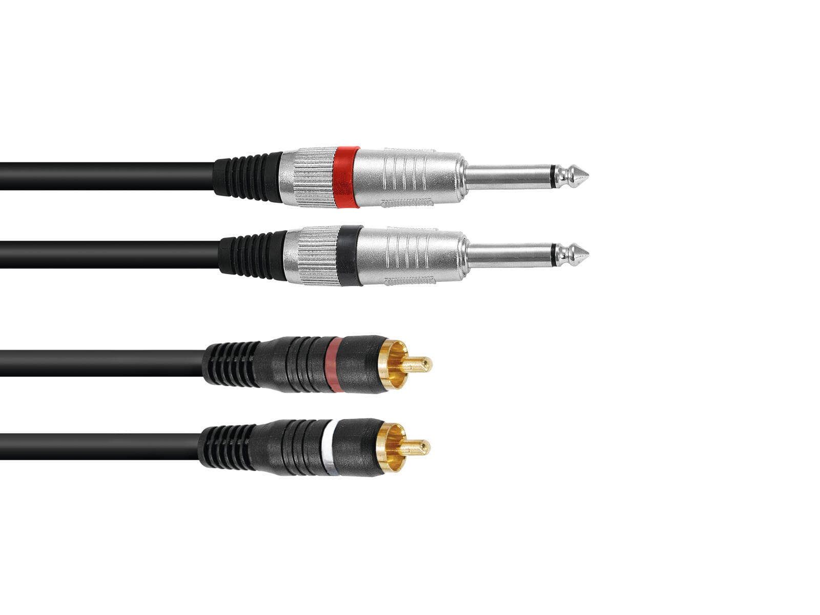 OMNITRONIC Cavo adattatore 2xJack/2xRCA 6m nero - 30225215