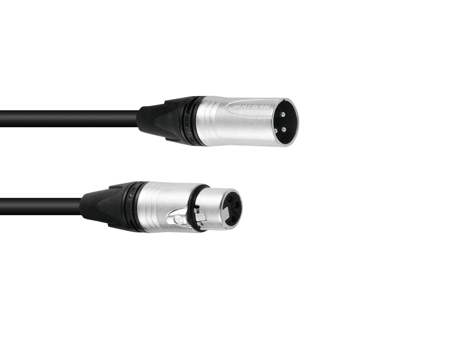 PSSO Cavo DMX XLR a 3 poli 1.5m nero Neutrik - 30227808