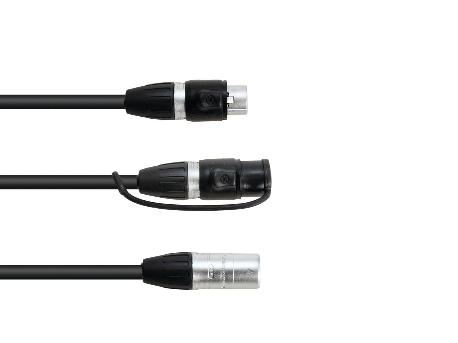 EUROLITE Cavo adattatore DMX IP XLR a 3 pin (M)/2xIP XLR a 3 pin (F) - 30227869